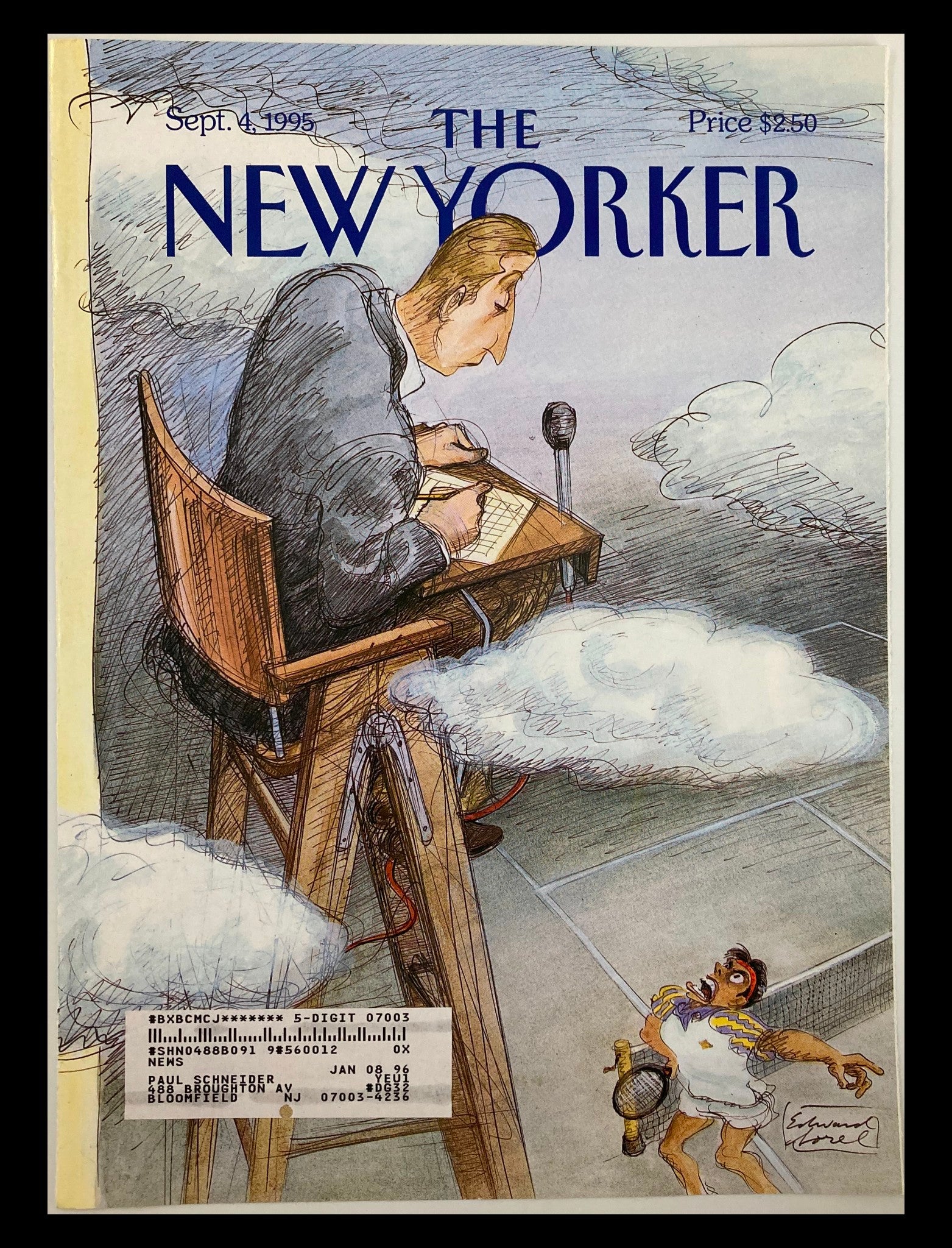 COVER ONLY The New Yorker September  4 1995  The Last Judgement by E. Sorel