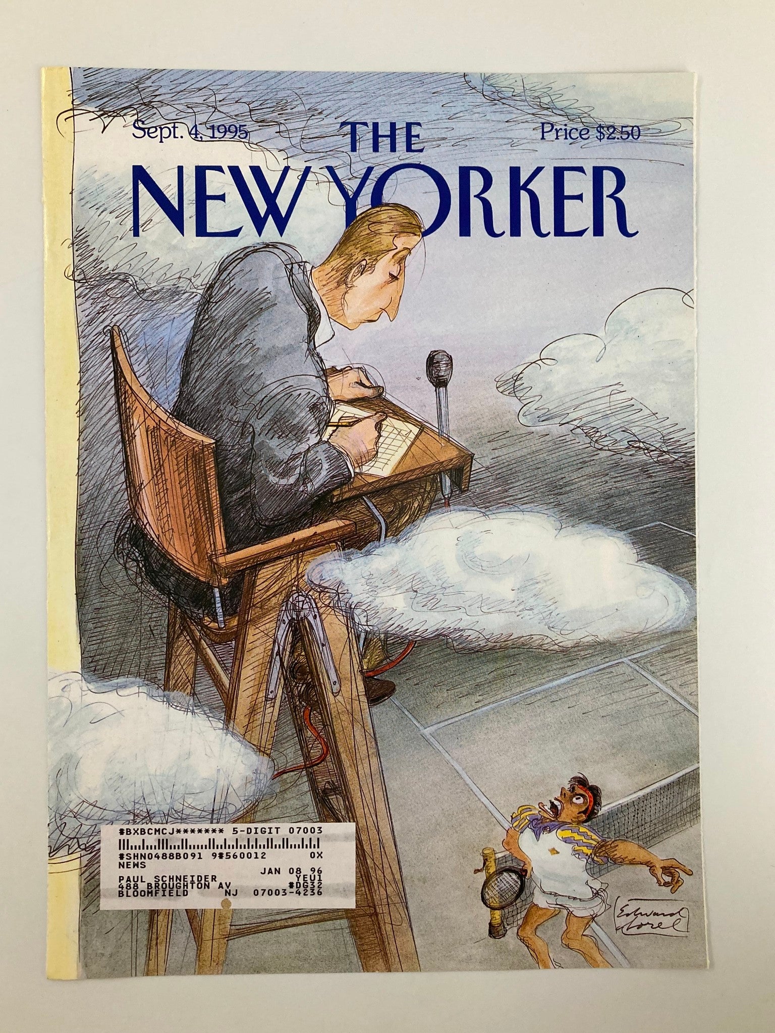 COVER ONLY The New Yorker September  4 1995  The Last Judgement by E. Sorel