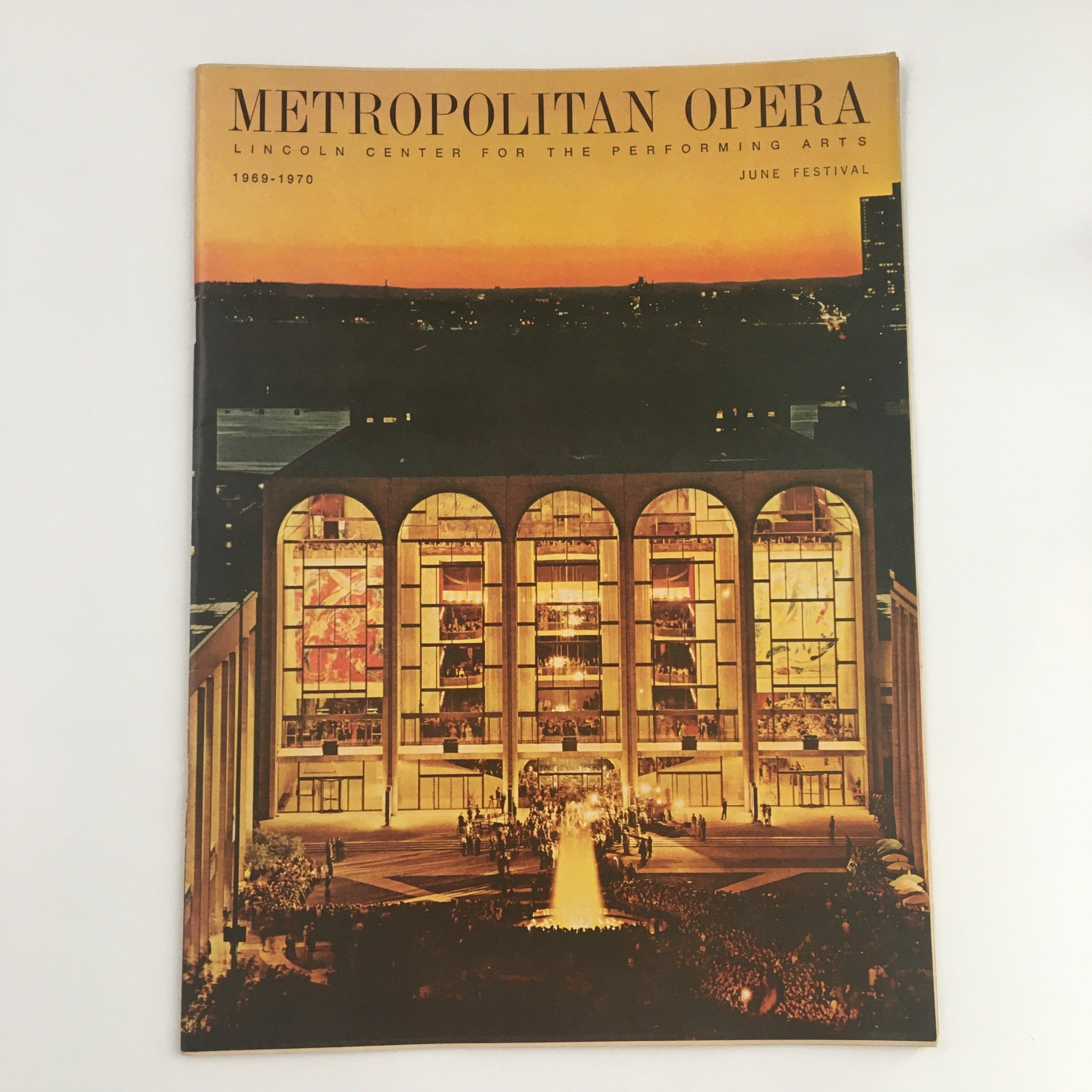 1969 Metropolitan Opera Lincoln Center for the Performing Arts, Inc. Festival