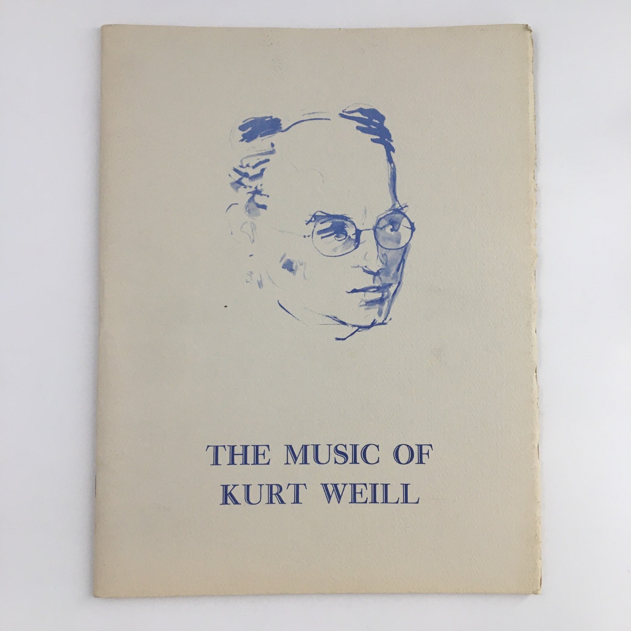 1969 Philharmonic Hall Lincoln Center Present The Music of Kurt Weill