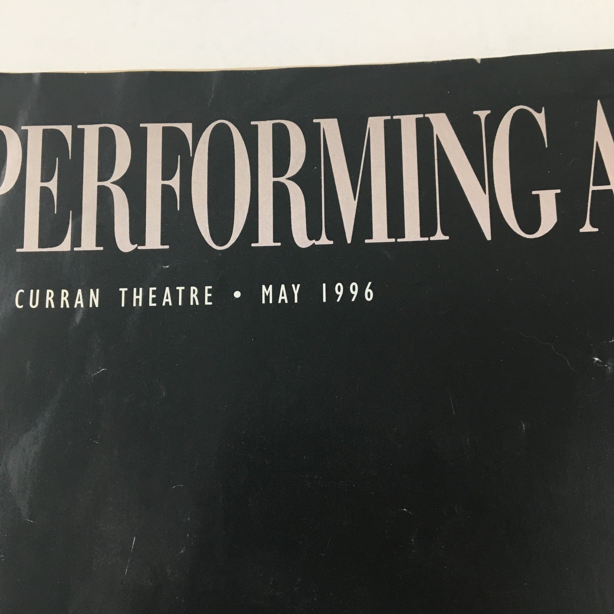 1996 Curran Theatre Cameron Mackintosh Present The Phantom of the Opera