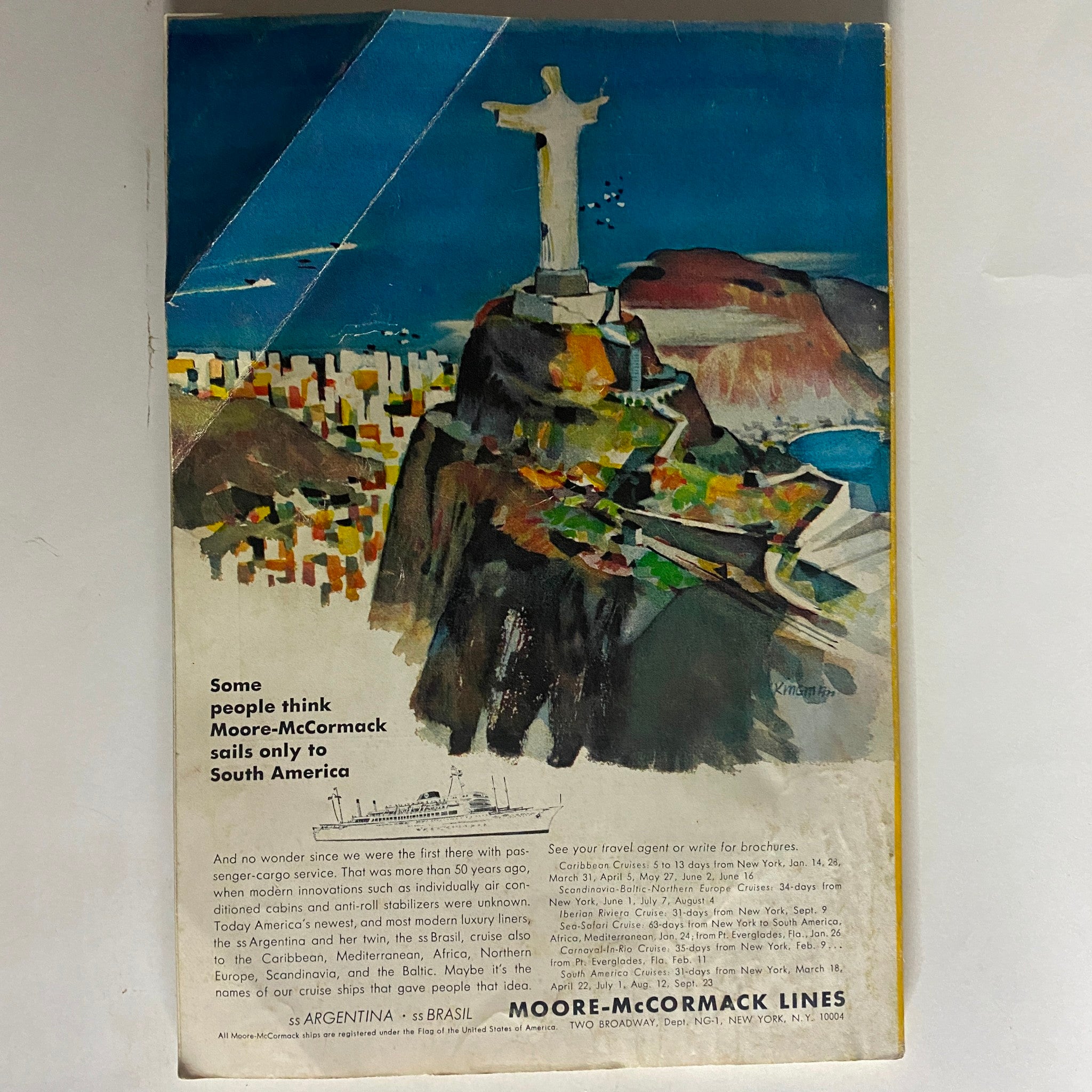 National Geographic Magazine January 1966 Brazil's Waura Indians No Label