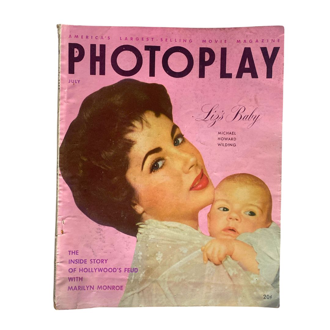 VTG Photoplay Magazine July 1953 Elizabeth Taylor No Label