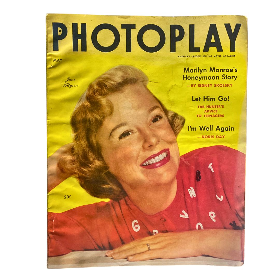 VTG Photoplay Magazine May 1954 Vol 45 No. 5 June Allyson No Label