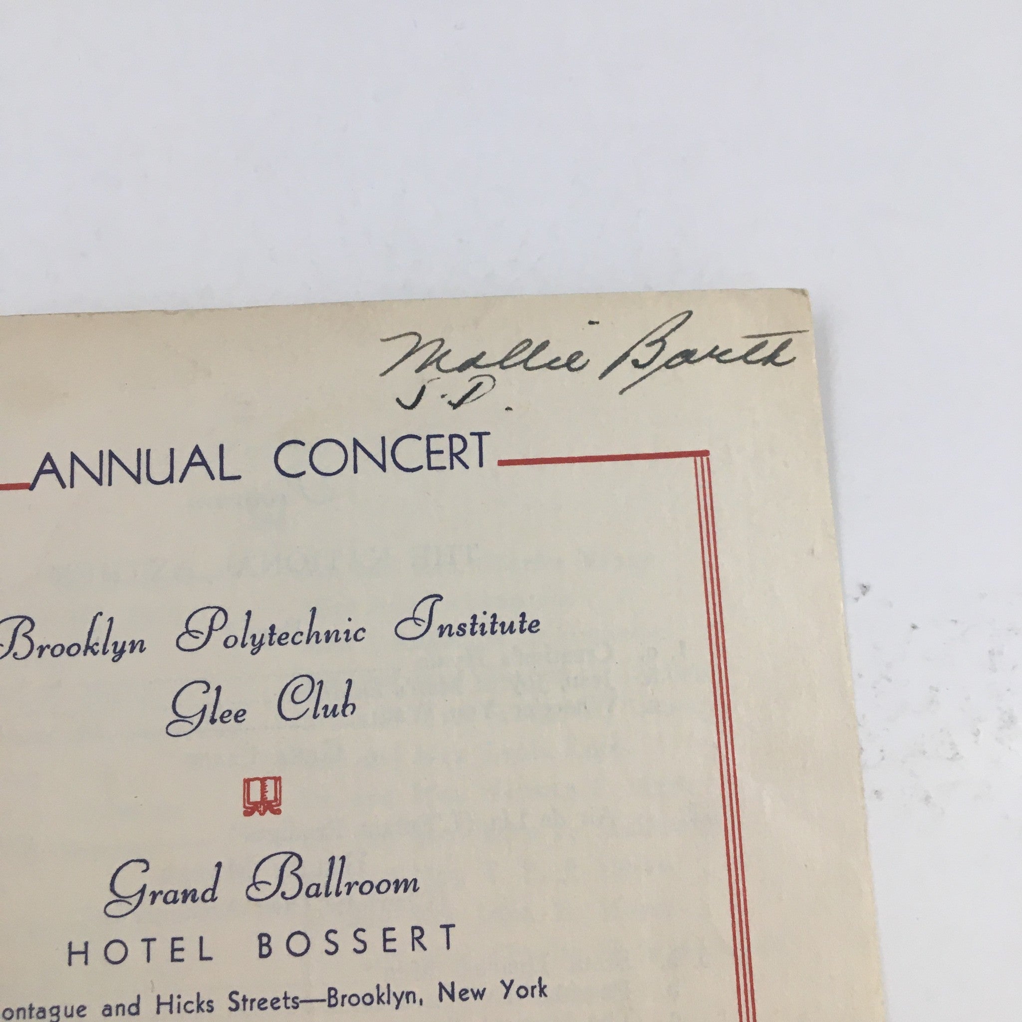 1942 Annual Concert Brooklyn Polytechnic Institute Glee Club feat. Helen Mader