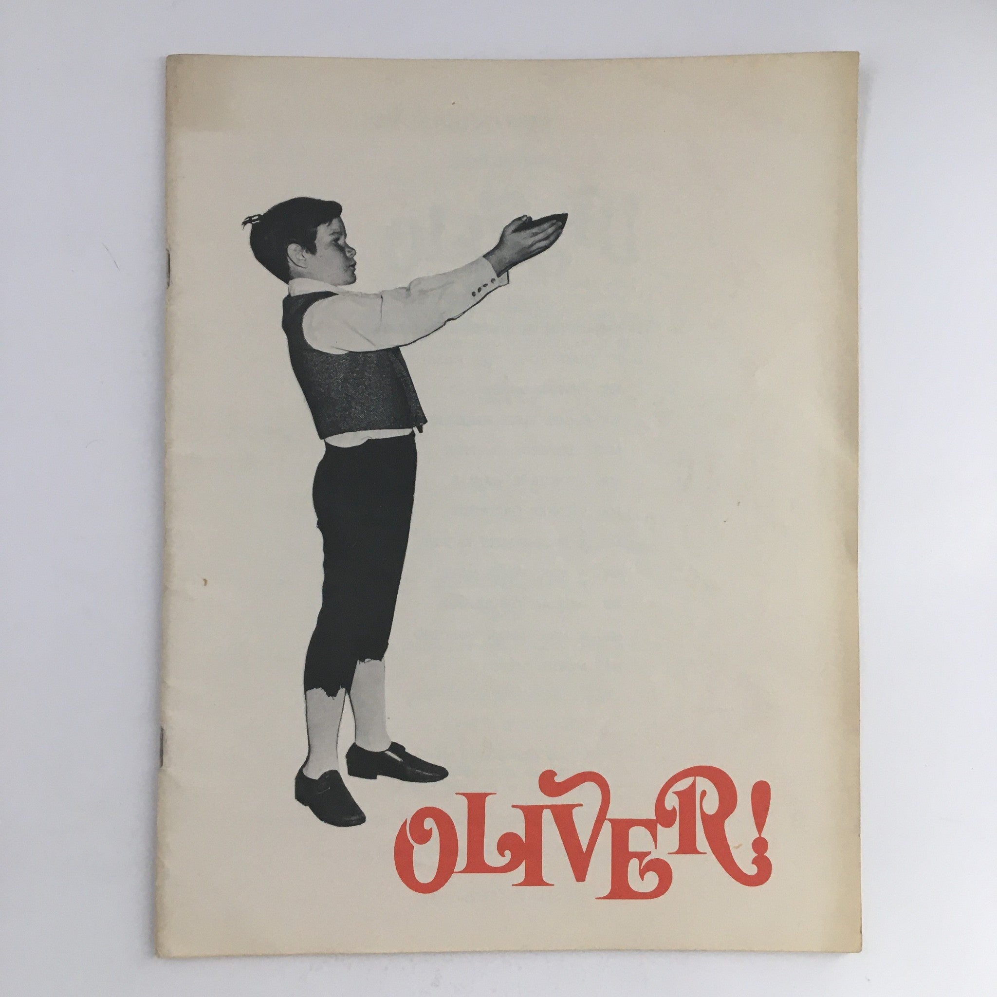 1971 The Clarke Junior High School Production of Oliver by Lionel Bart