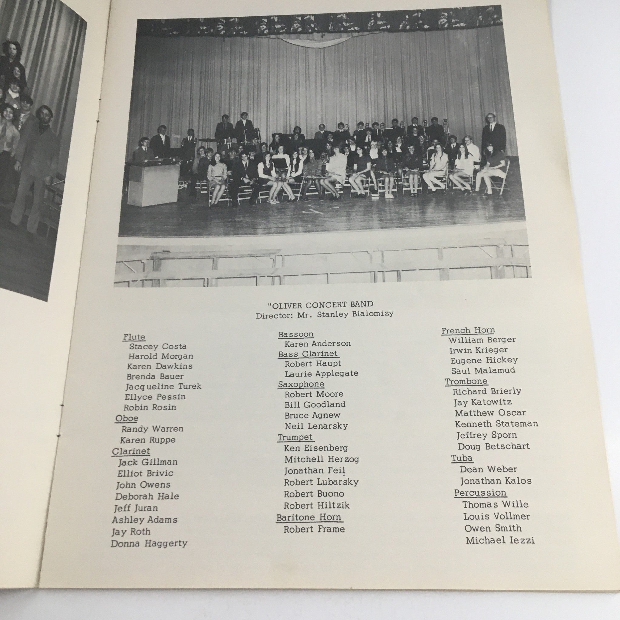 1971 The Clarke Junior High School Production of Oliver by Lionel Bart