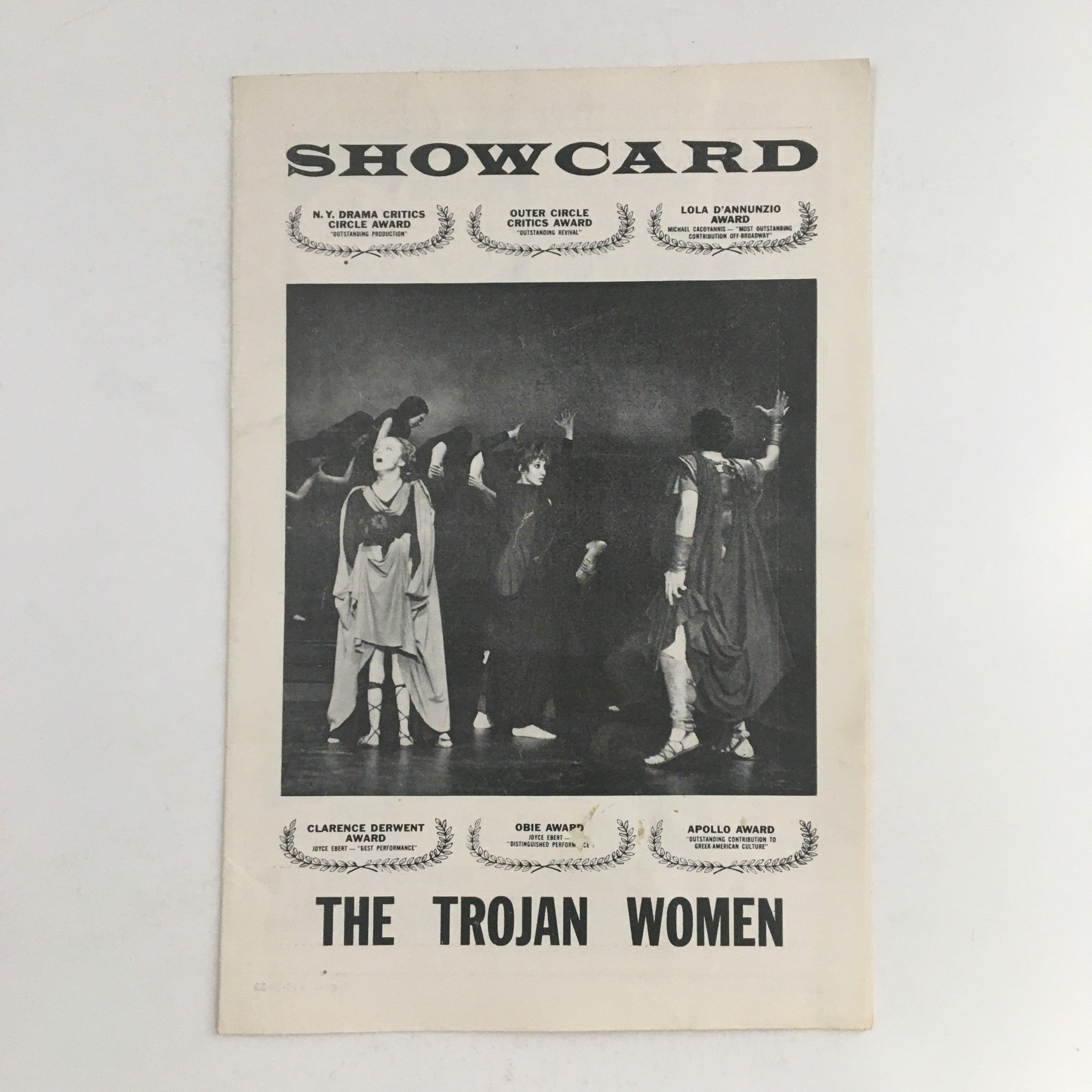 1964 Showcard Circle In The Square Present The Trojan Women by M. Cacoyannis