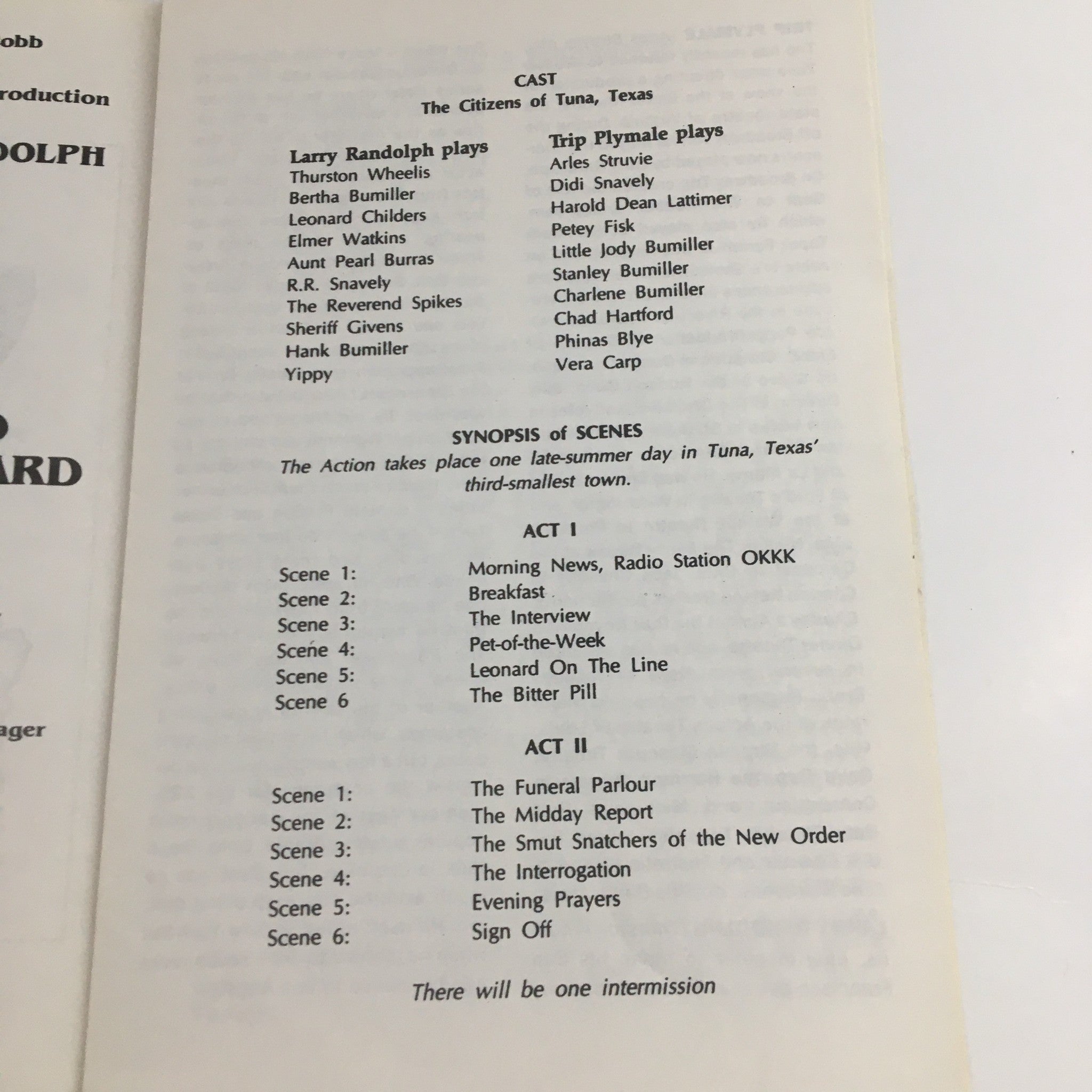 1994 Trip Plymale and Larry Randolph in Greater Tuna by Ed Howard