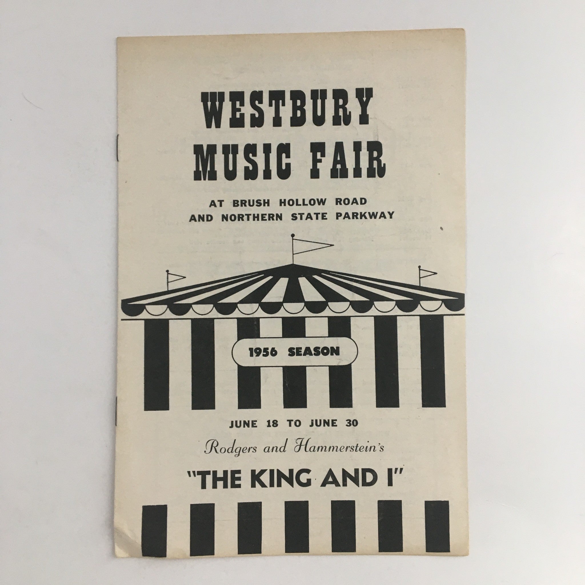 1956 Season Westbury Music Fair Rodgers & Hammerstein's The King and I