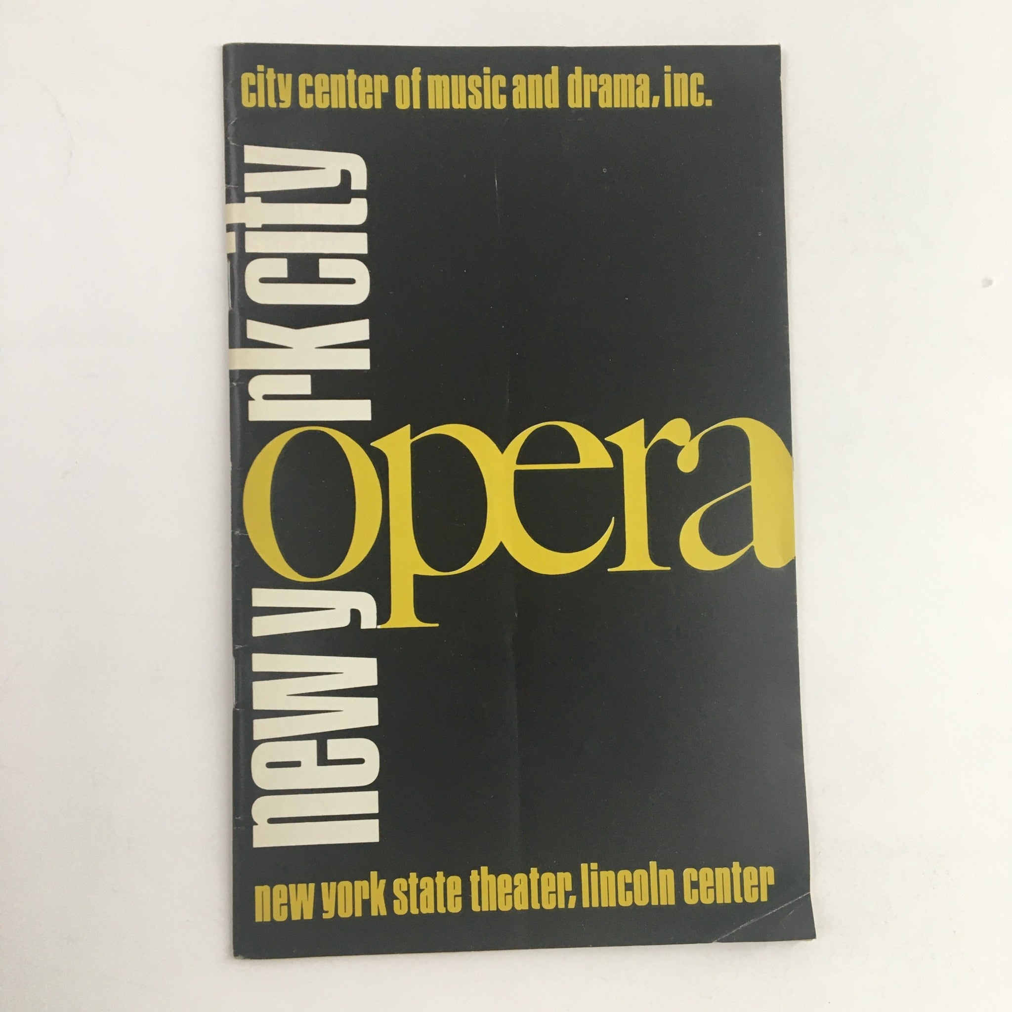 1973 New York State Theater Lincoln Center Present Silent Patron of the Arts