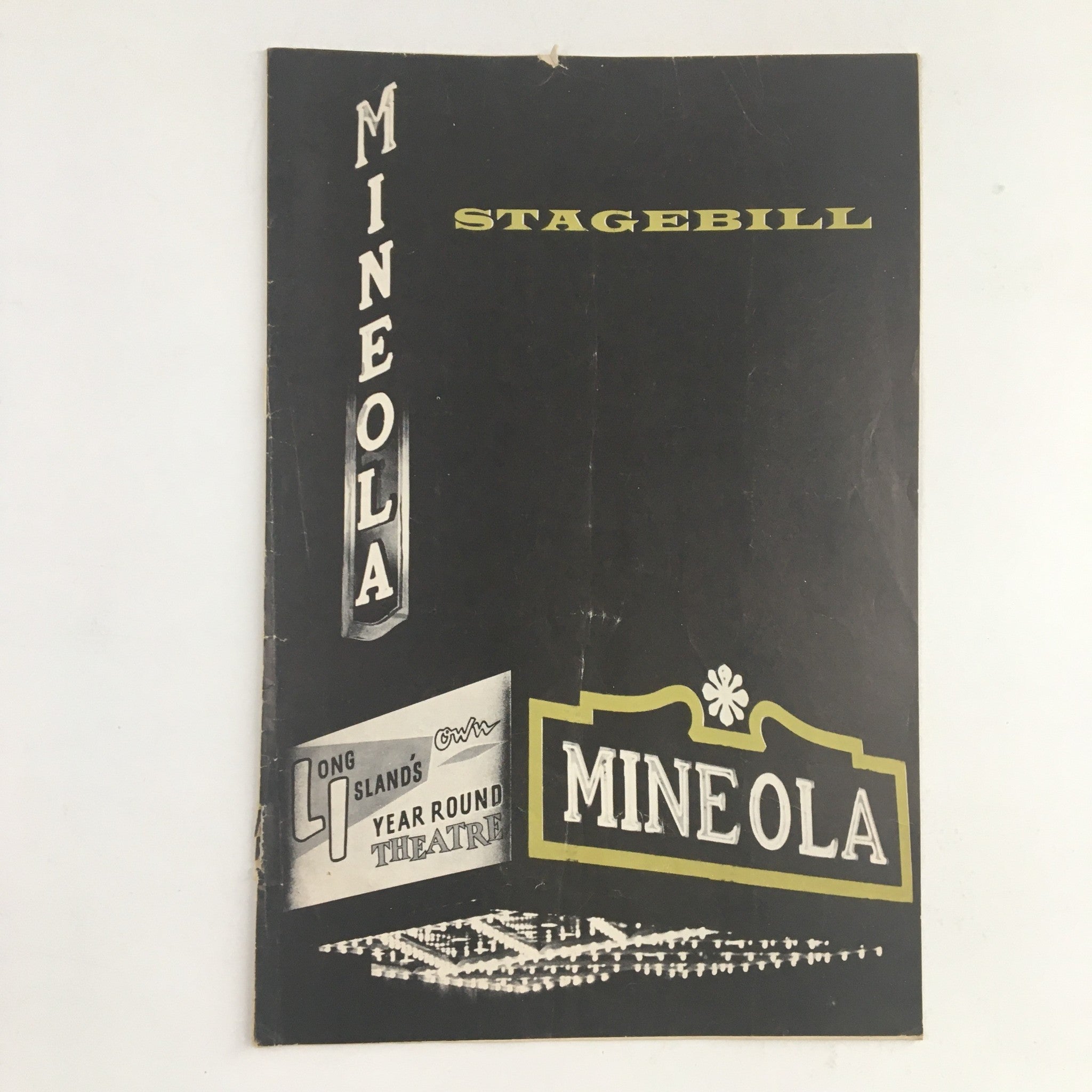 1963 Stagebill Mineola Playhouse Present The Irregular Verb To Love by Cyril R.