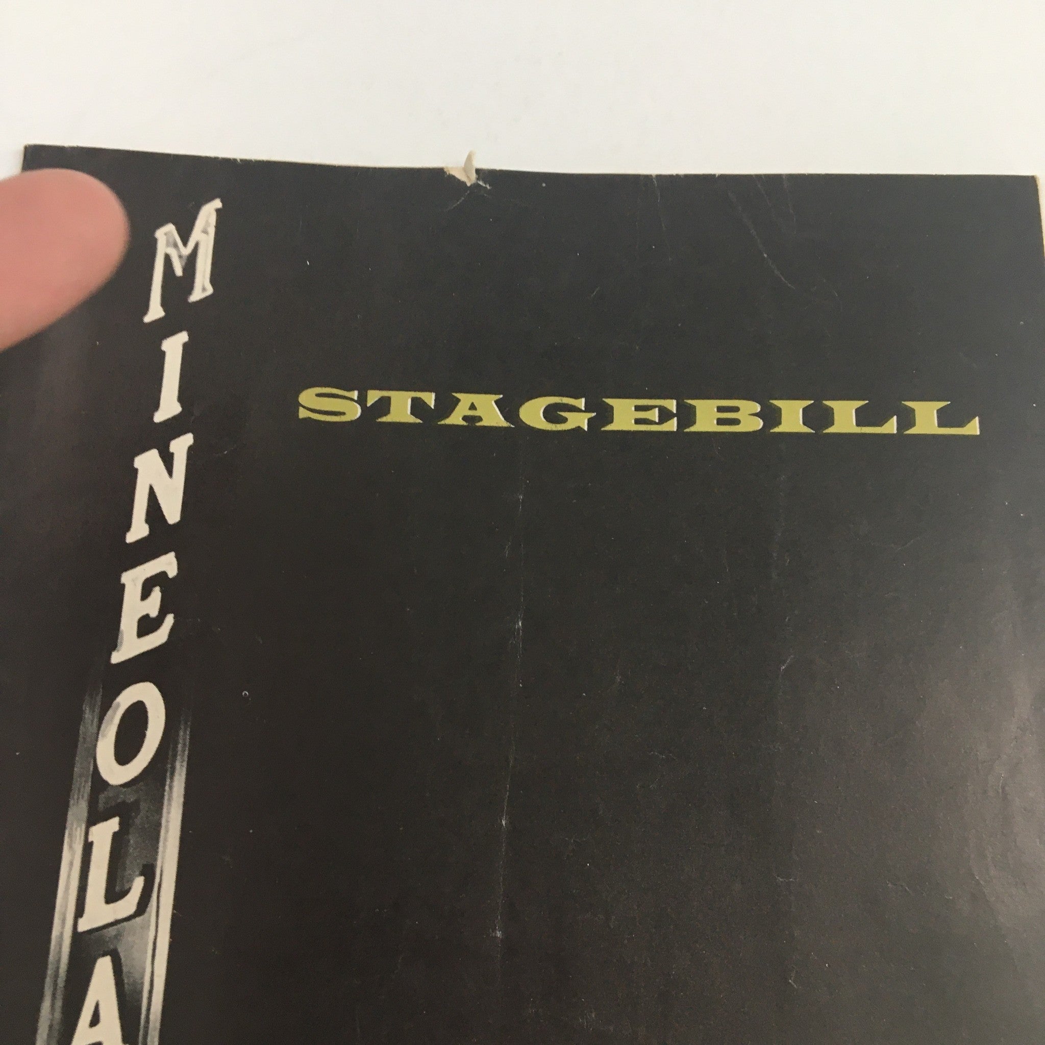 1963 Stagebill Mineola Playhouse Present The Irregular Verb To Love by Cyril R.