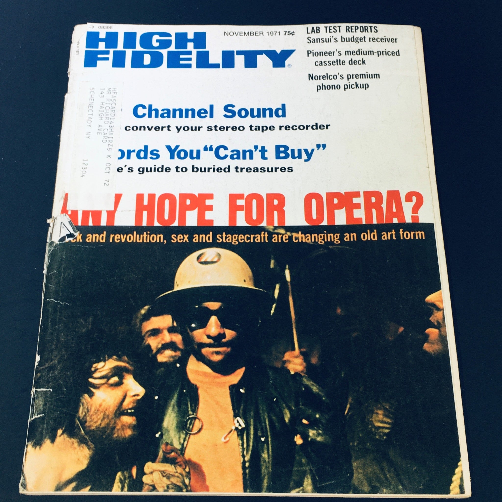 VTG High Fidelity Magazine November 1971 - Channel Sound / Records You Can't Buy