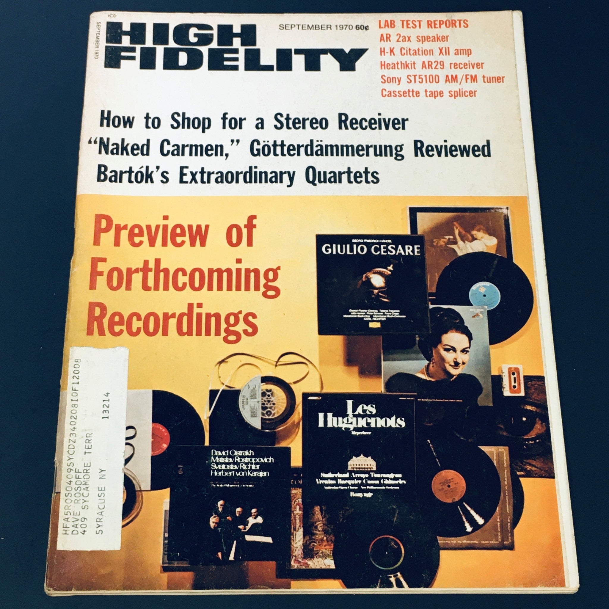 VTG High Fidelity Magazine September 1970 - Richard Wagner's Götterdämmerung