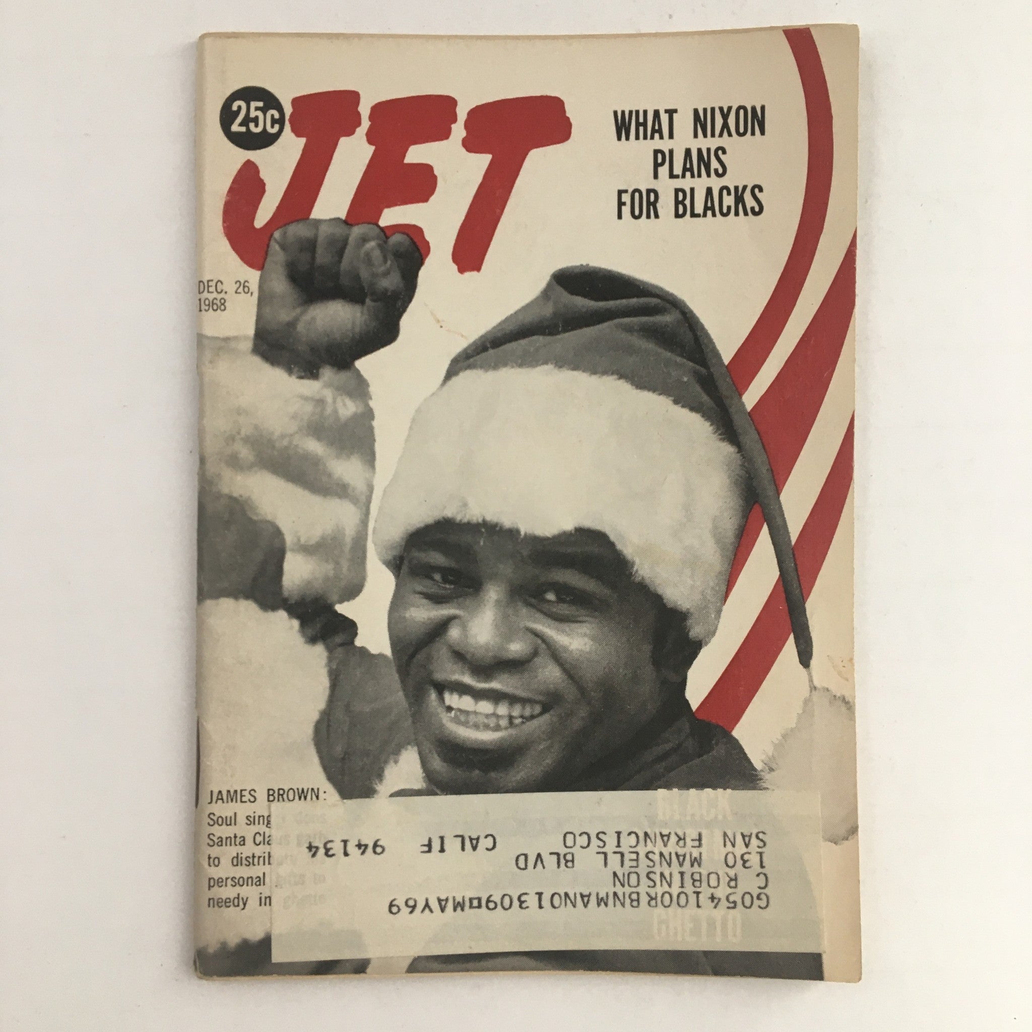 Jet Magazine December 26 1968 Soul Singer James Brown & Richard Nixon Plans