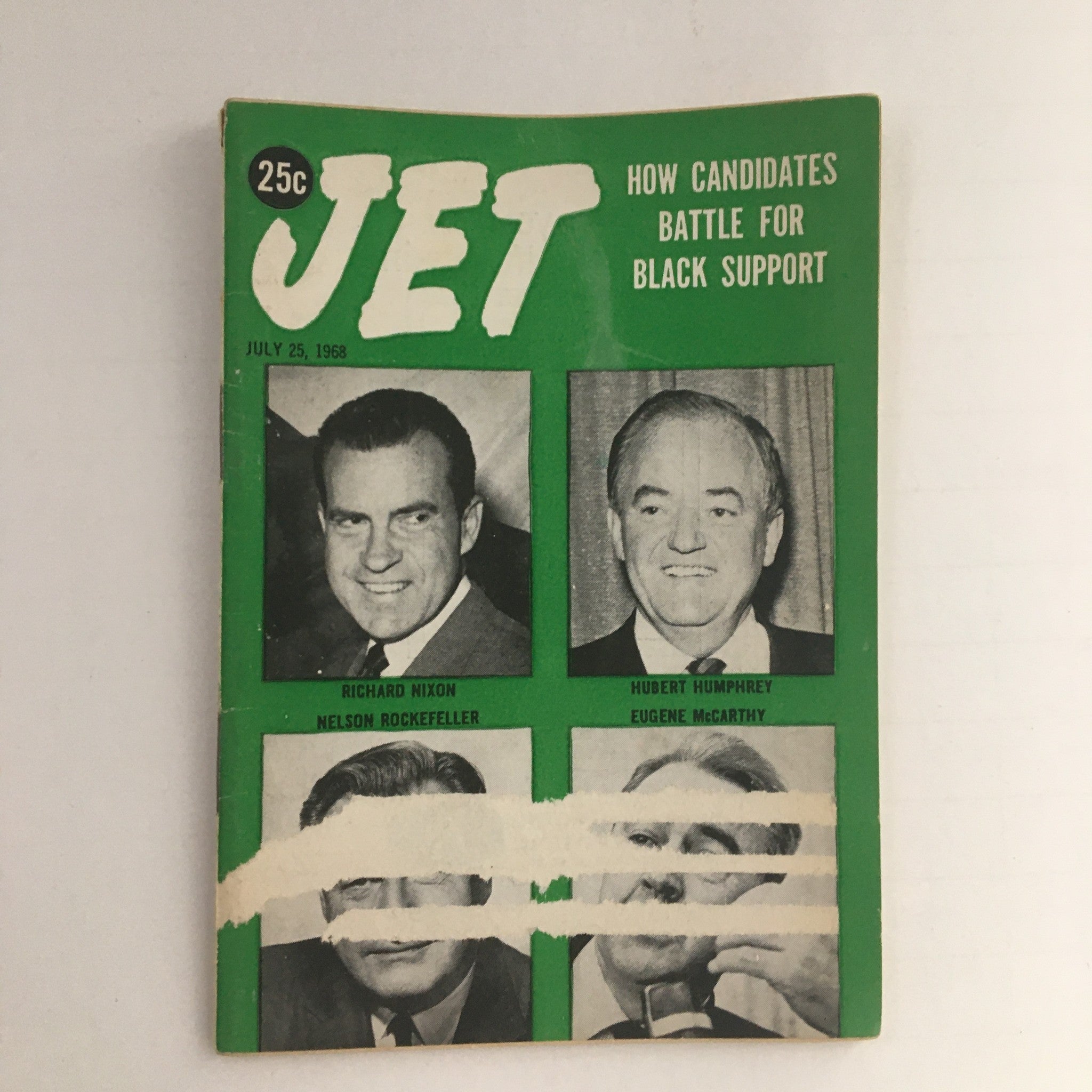 Jet Magazine July 25 1968 Richard Nixon, Hubert Humphrey & Nelson Rockefeller