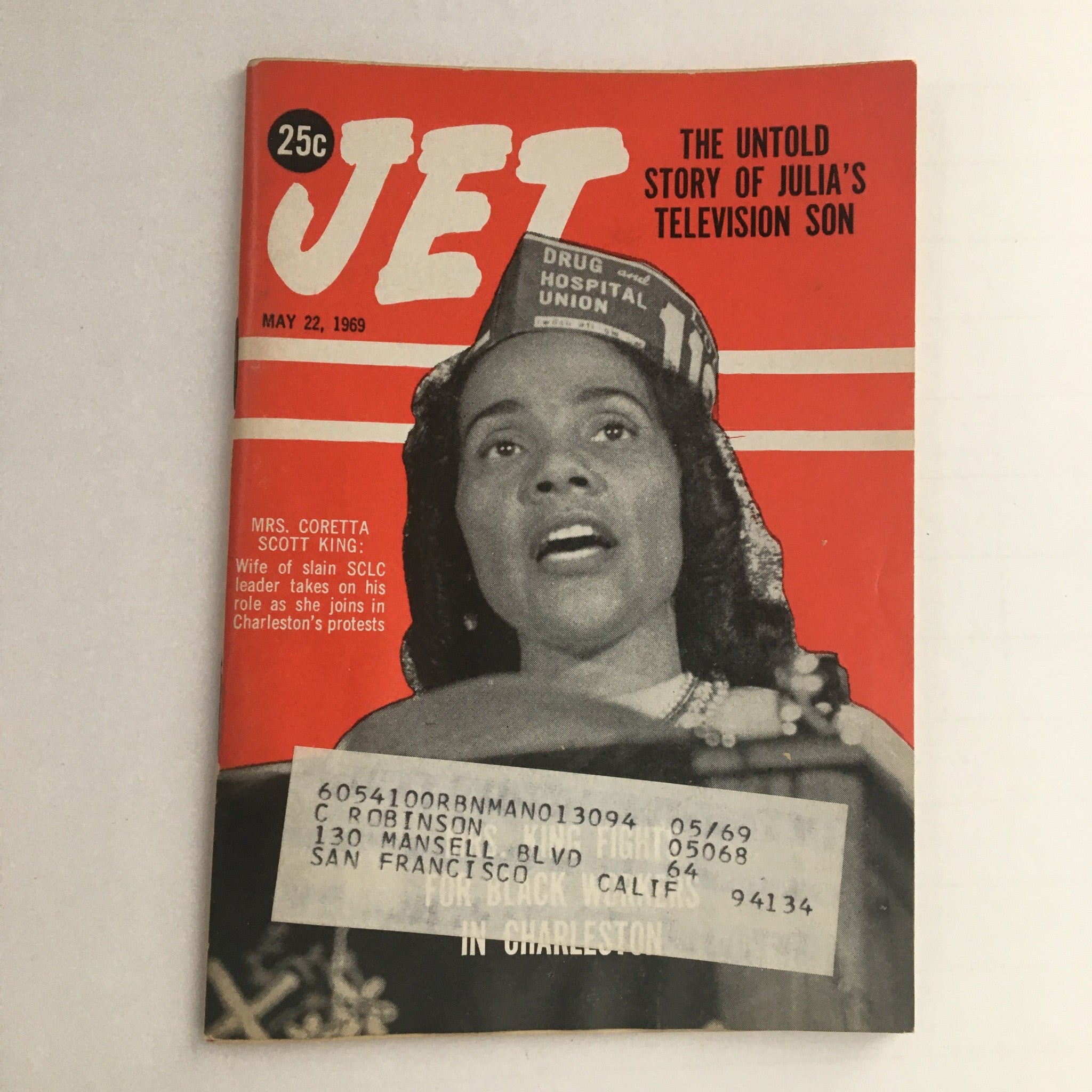 Jet Magazine May 22 1969 Mrs. Coretta King & Untold Story of Julia's TV Son