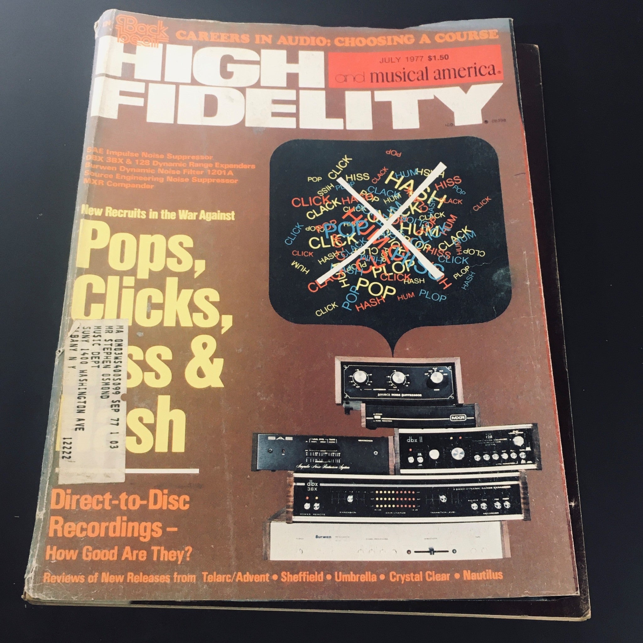 VTG High Fidelity Magazine July 1977 - Telarc/Advent / Sheffield / Umbrella