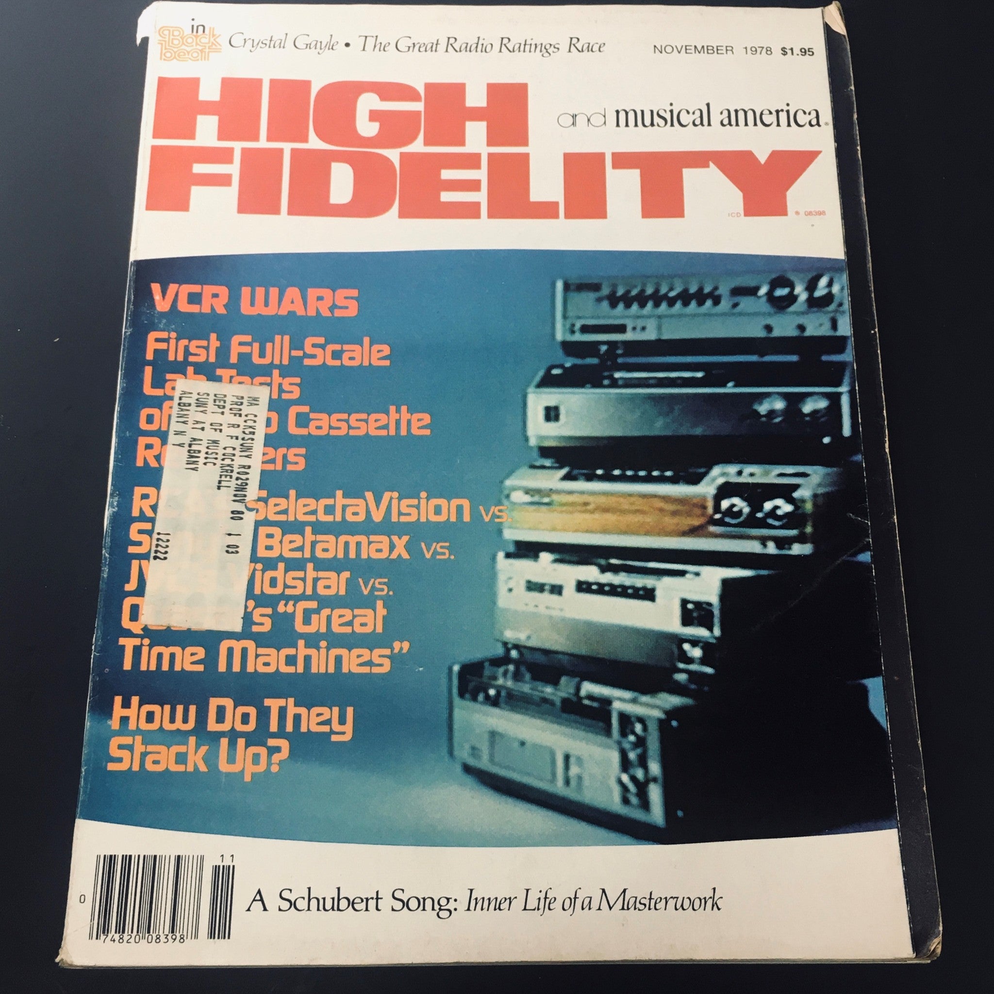 VTG High Fidelity Magazine November 1978 - A Franz Schubert Song