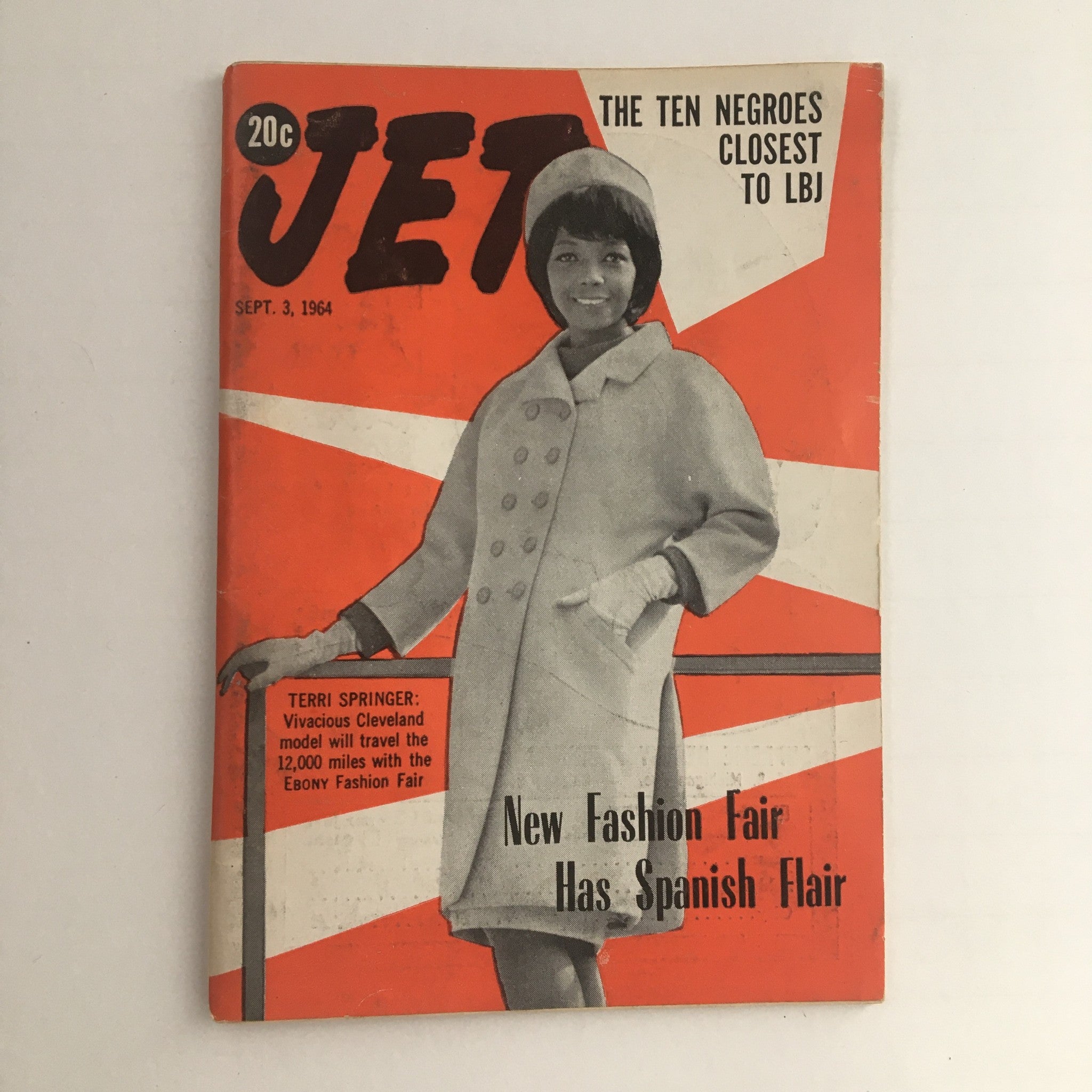 Jet Magazine September 3 1964 Terri Springer & Negroes Closest to LBJ No Label