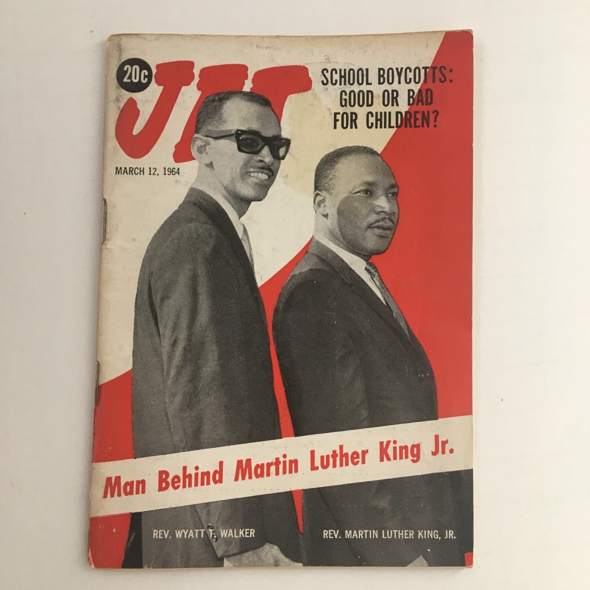 Jet Magazine March 12 1964 Wyatt T. Walker and Martin Luther King Jr. No Label