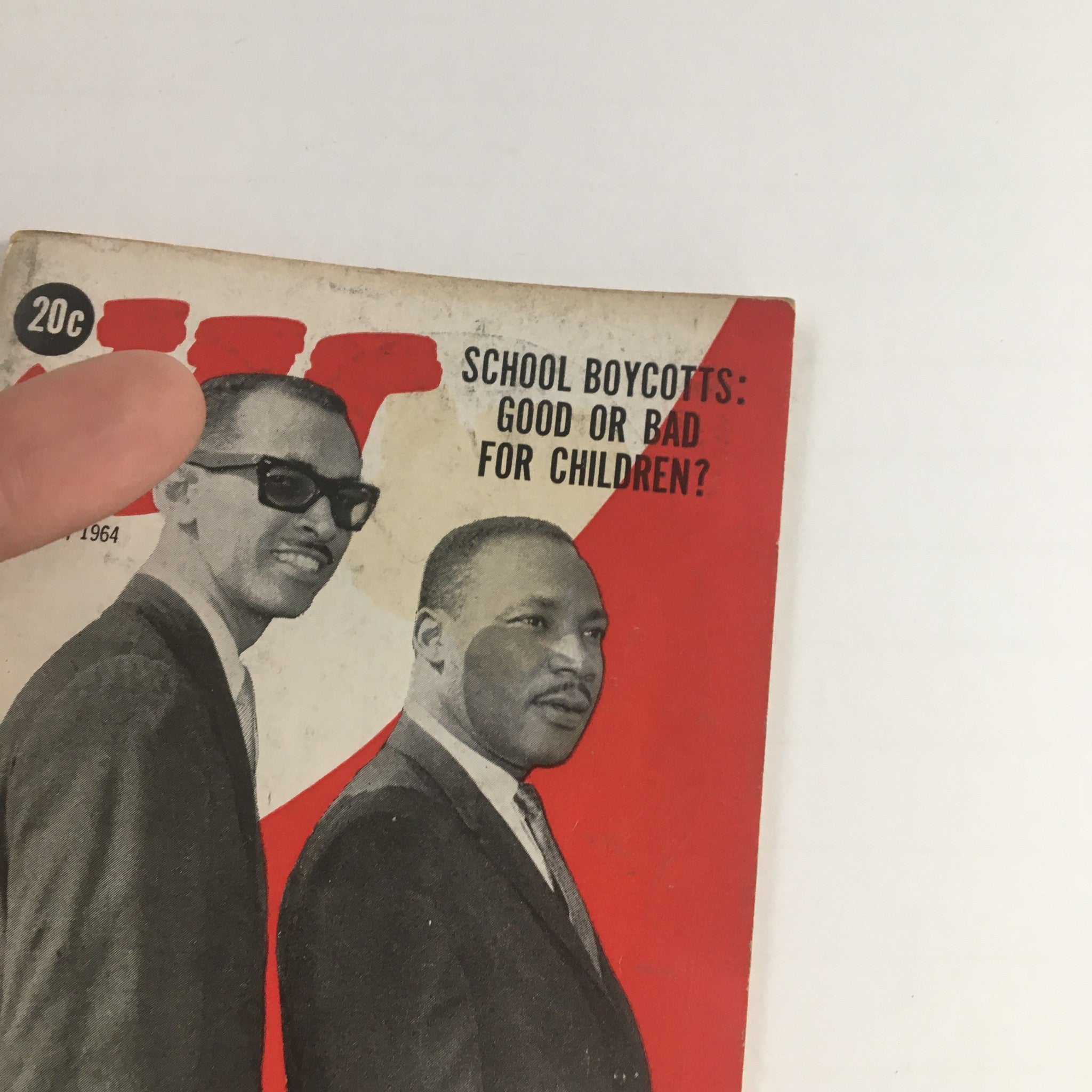 Jet Magazine March 12 1964 Wyatt T. Walker and Martin Luther King Jr. No Label