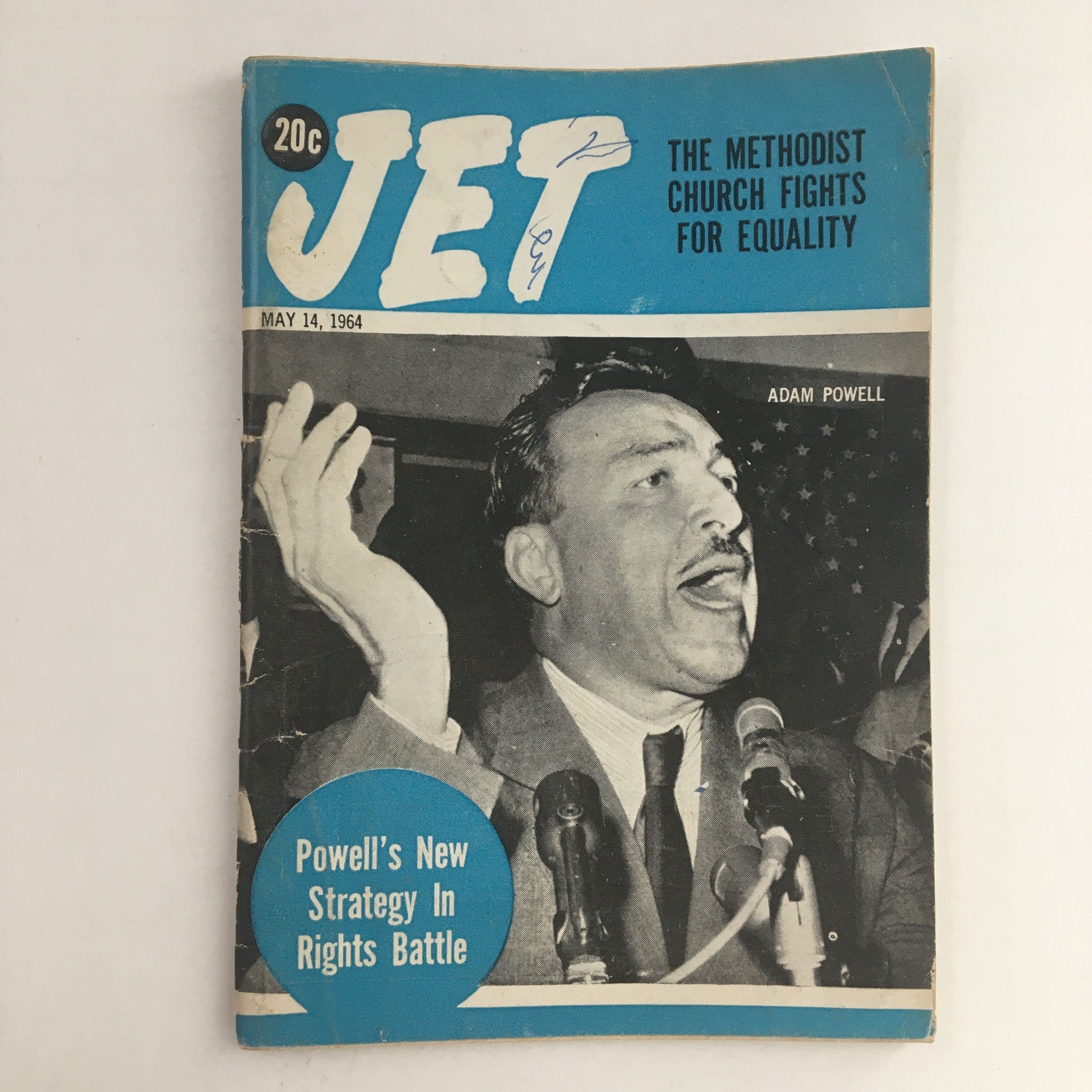 Jet Magazine May 14 1964 Adam Powell's New Strategy in Rights Battle No Label