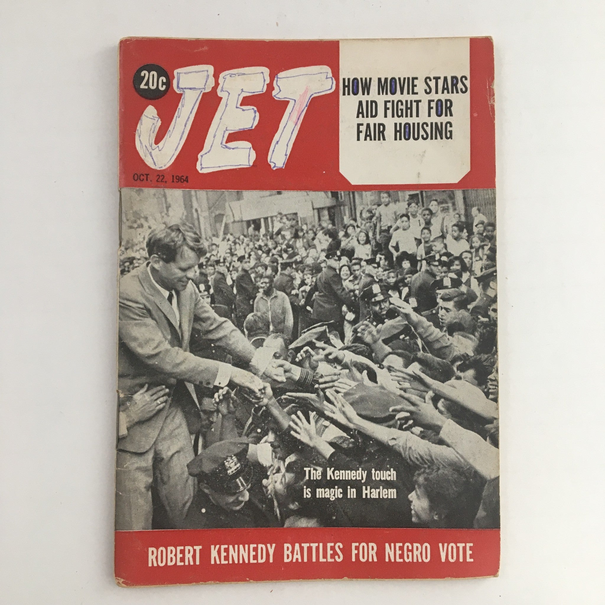 Jet Magazine October 22 1964 Robert Kennedy Battles For Negro Vote No Label