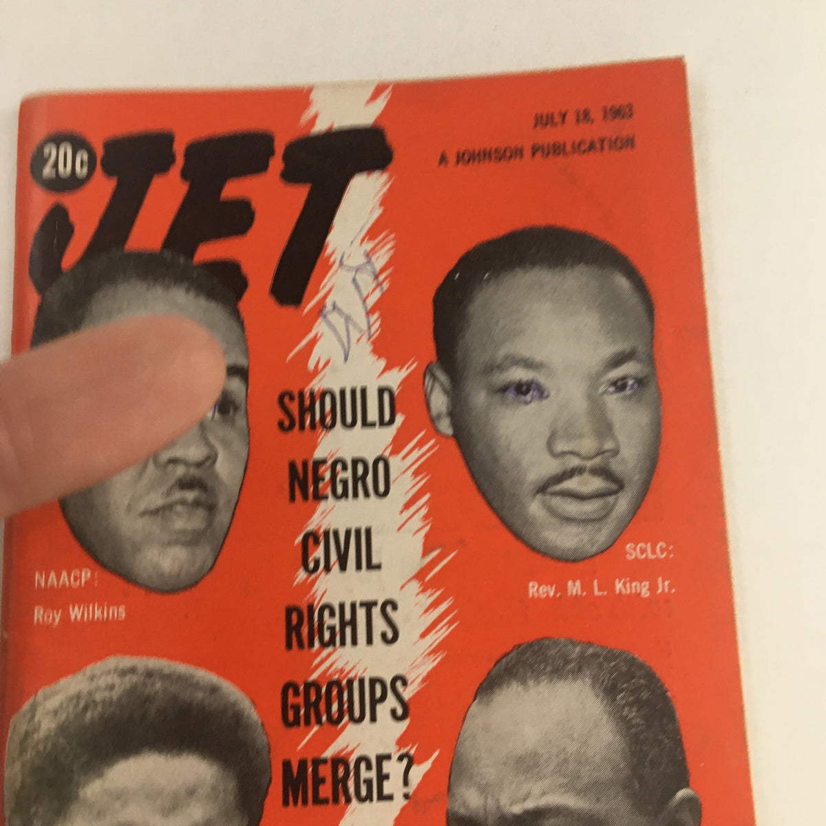 Jet Magazine July 18, 1963 - MLK & Wilkins