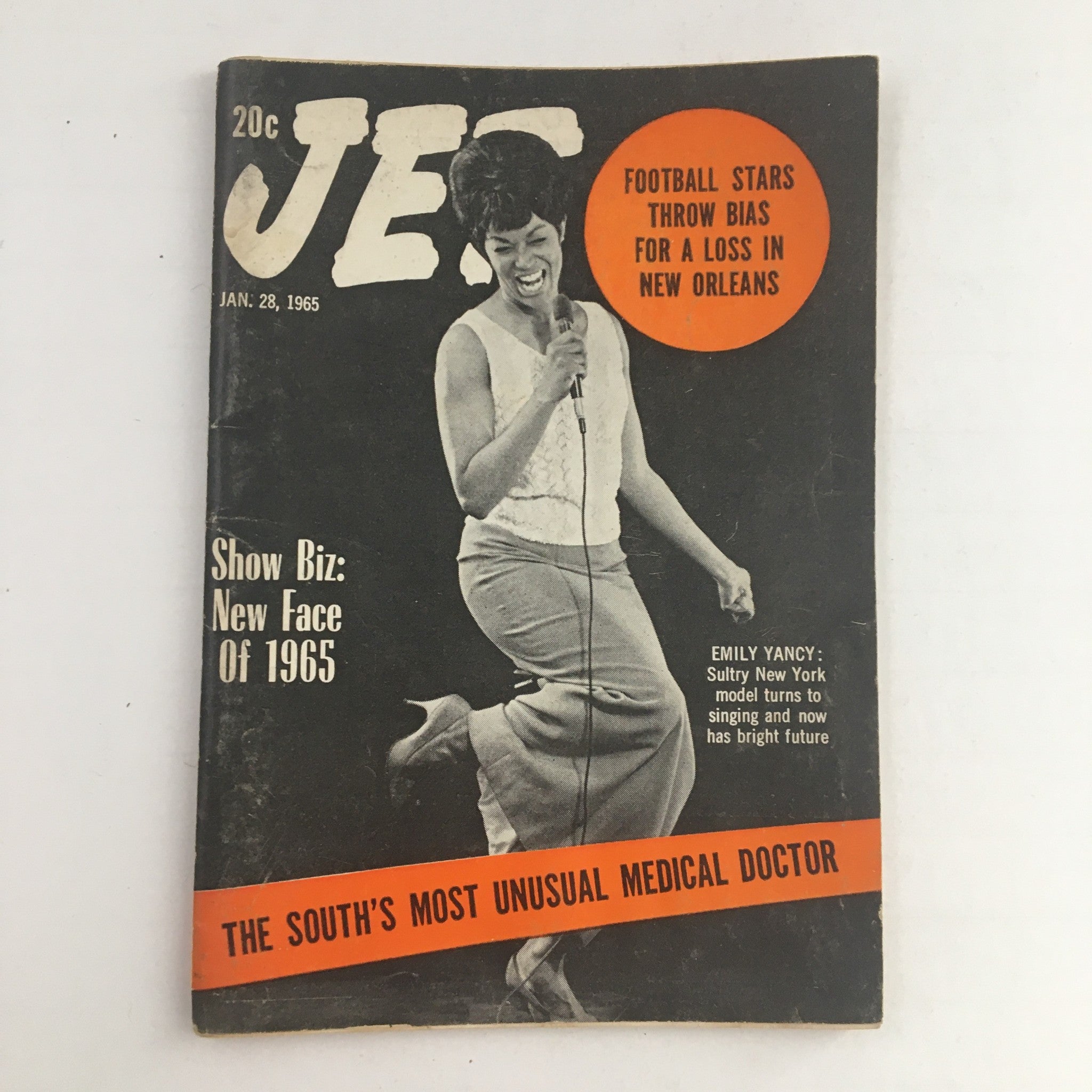 Jet Magazine January 28 1965 Emily Yancy Model Turns to Singing No Label