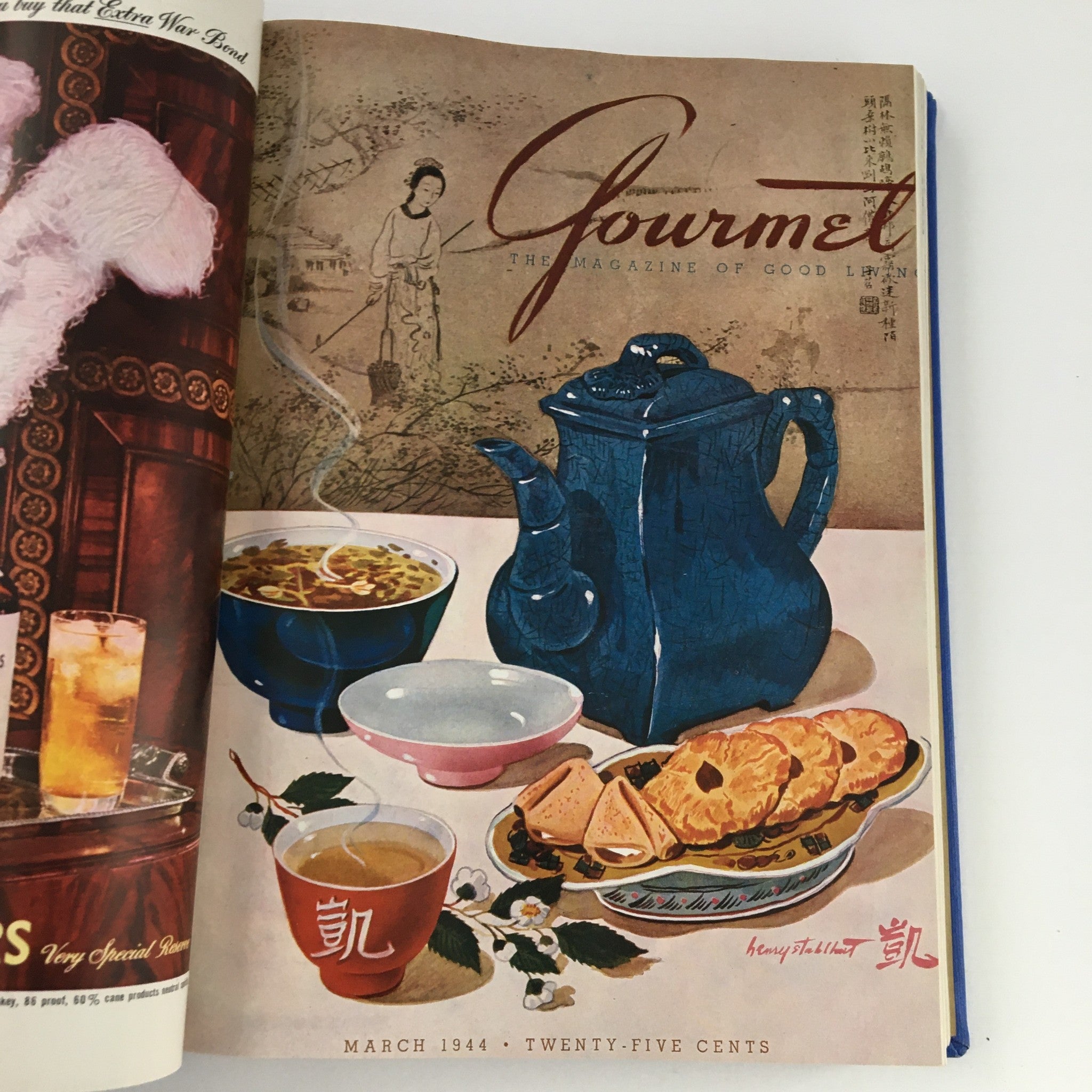 Gourmet The Magazine of Good Living Vol 4 January to December 1944 No Label