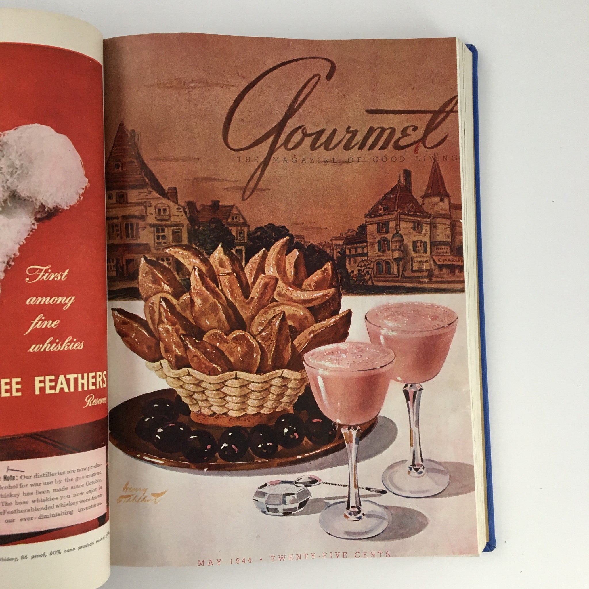 Gourmet The Magazine of Good Living Vol 4 January to December 1944 No Label