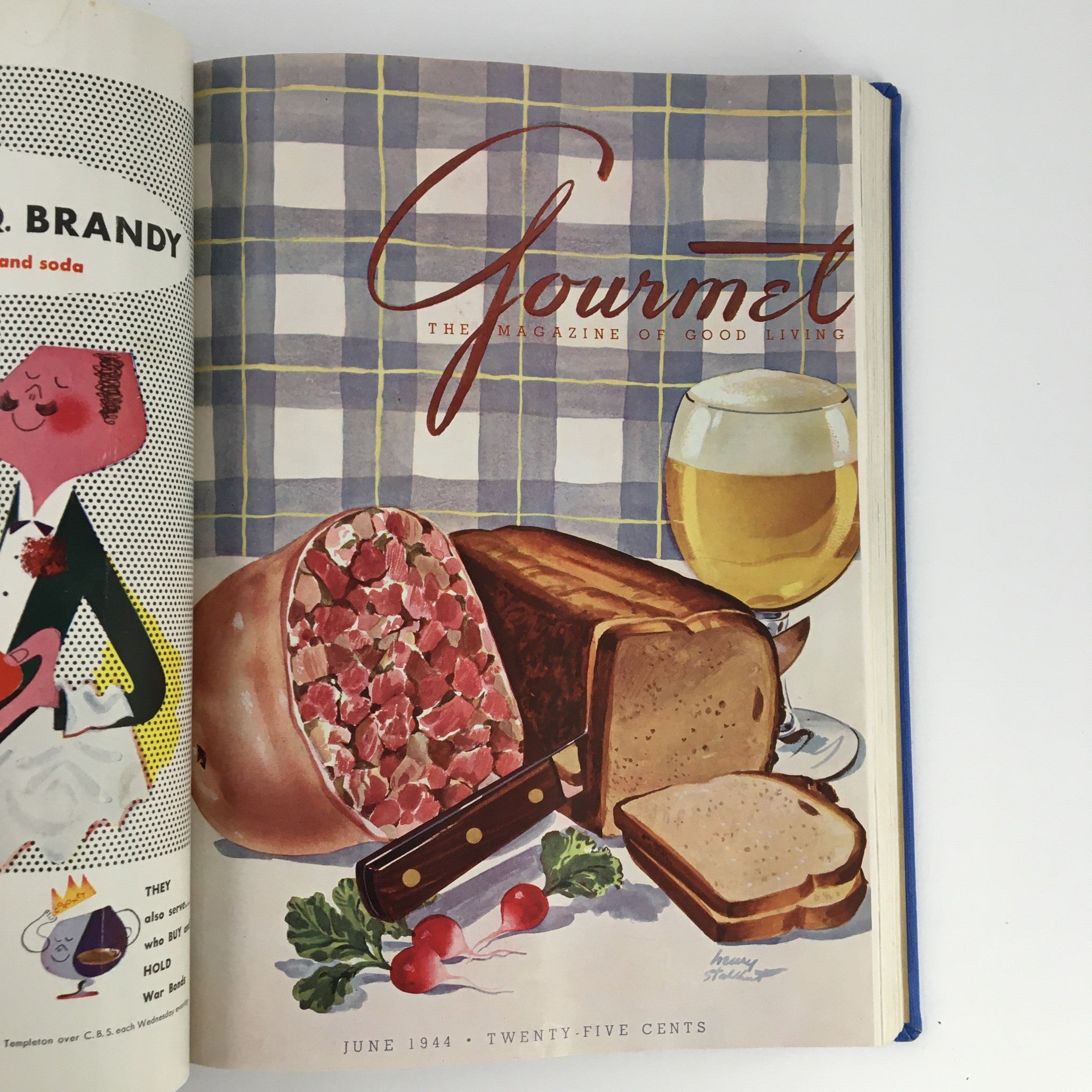 Gourmet The Magazine of Good Living Vol 4 January to December 1944 No Label