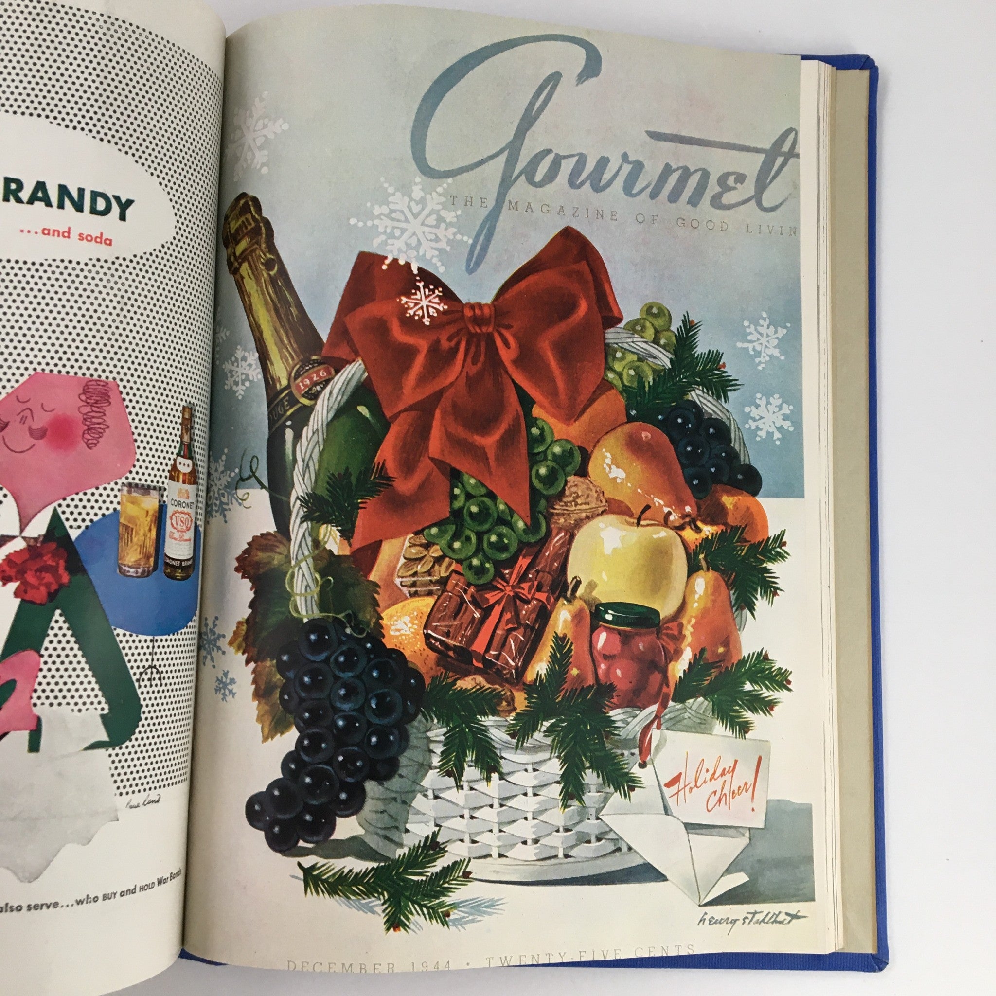 Gourmet The Magazine of Good Living Vol 4 January to December 1944 No Label