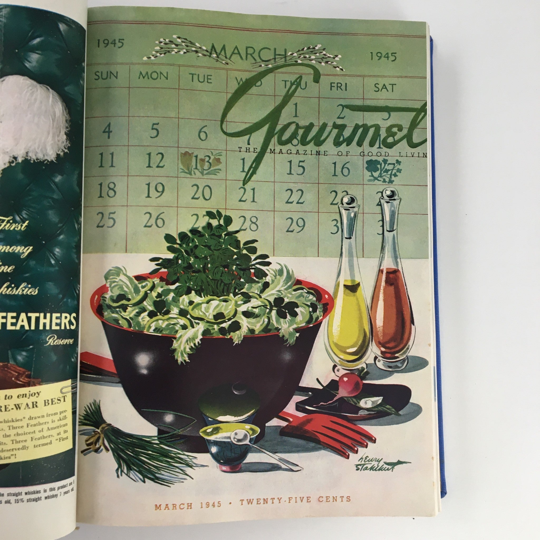 Gourmet The Magazine of Good Living Vol 5 January to December 1945 No Label