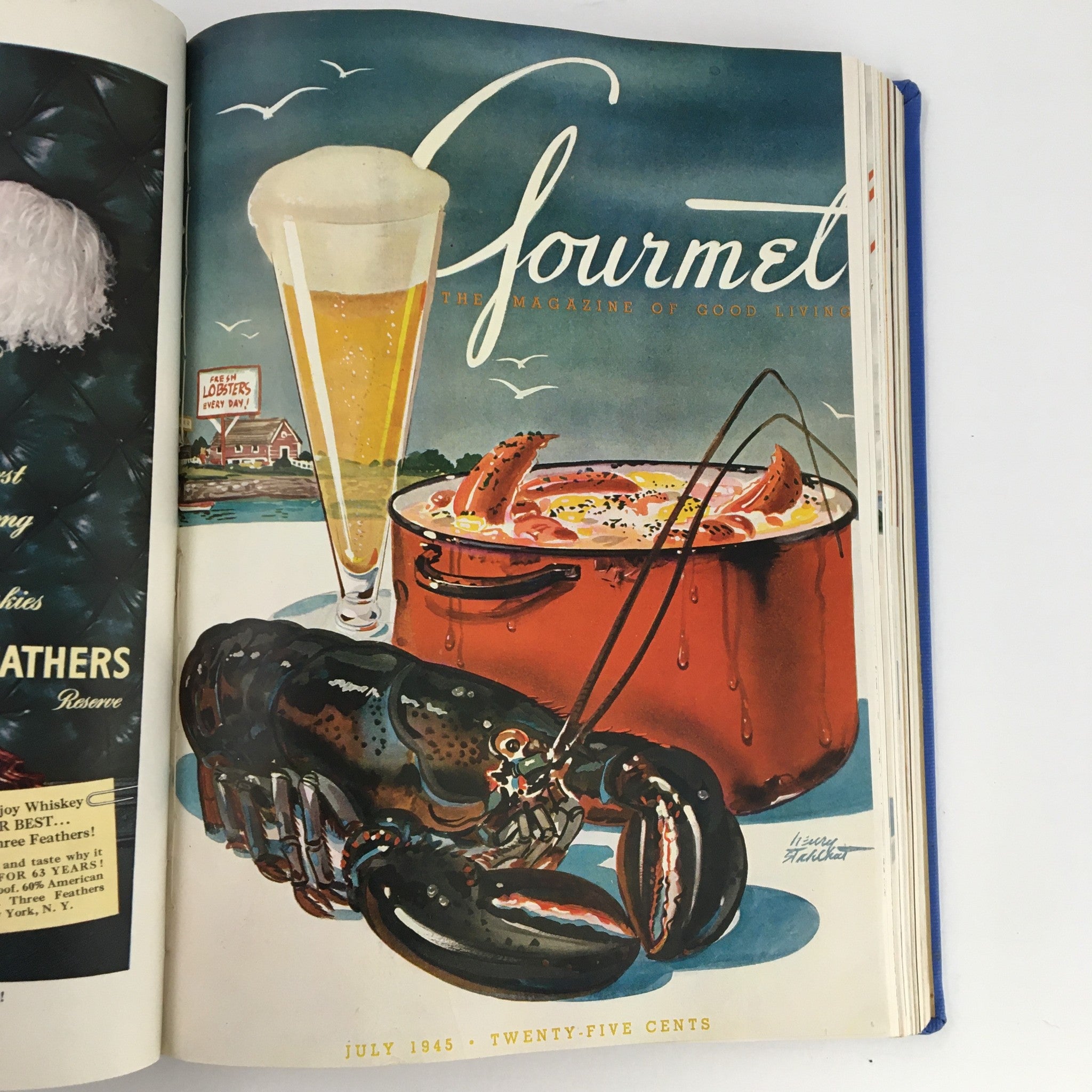 Gourmet The Magazine of Good Living Vol 5 January to December 1945 No Label