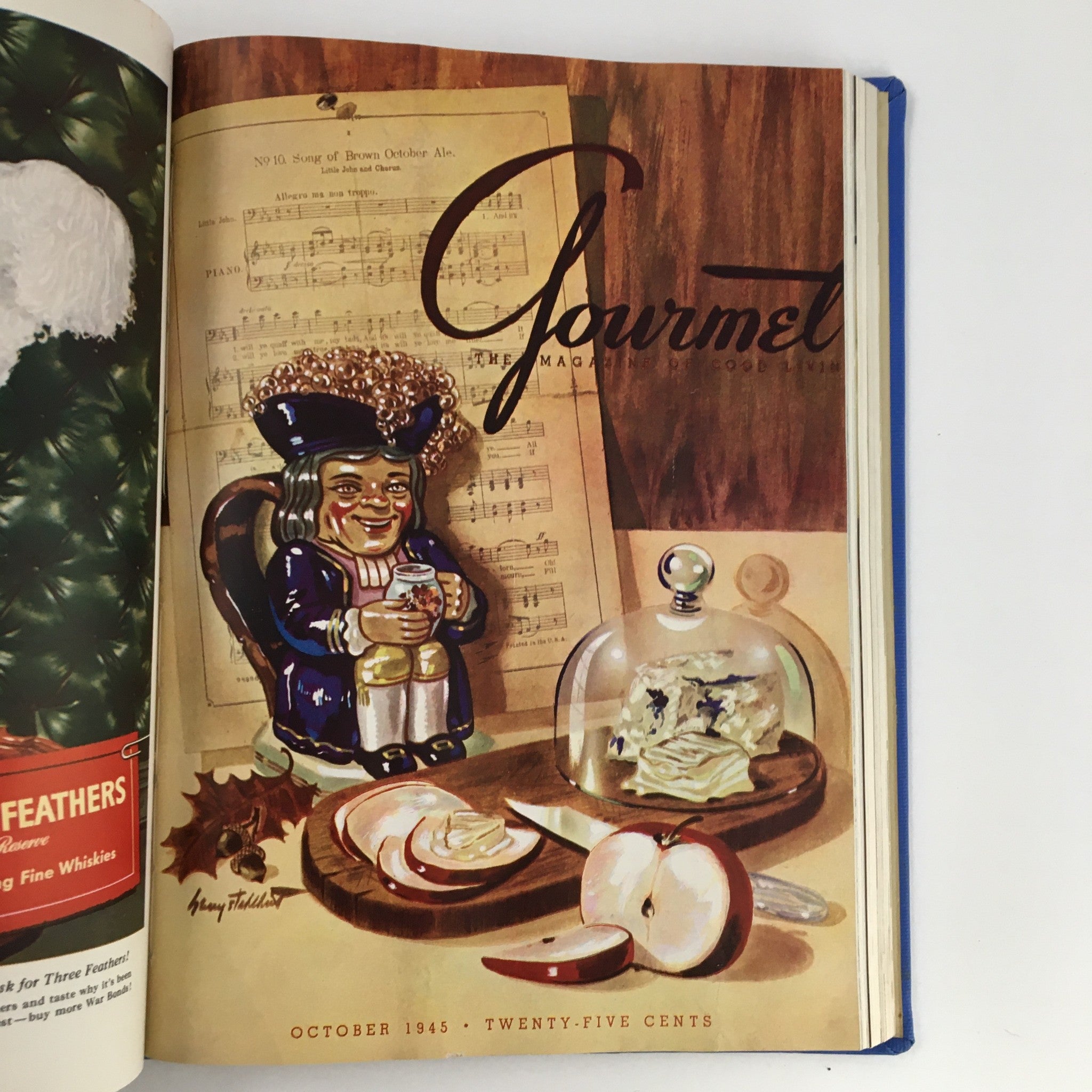 Gourmet The Magazine of Good Living Vol 5 January to December 1945 No Label