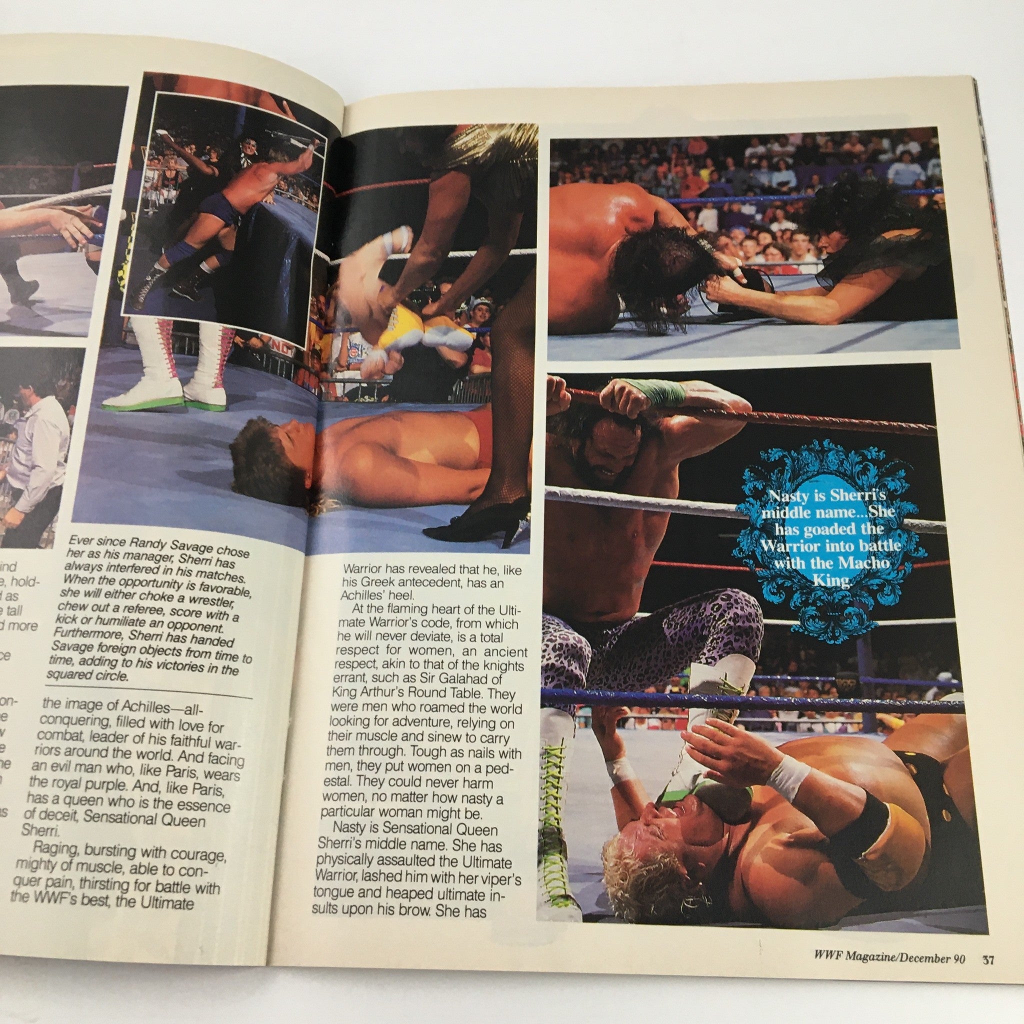 WWF Magazine December 1990 Jake The Snake, Hulk Hogan & Ted DiBiase No Label