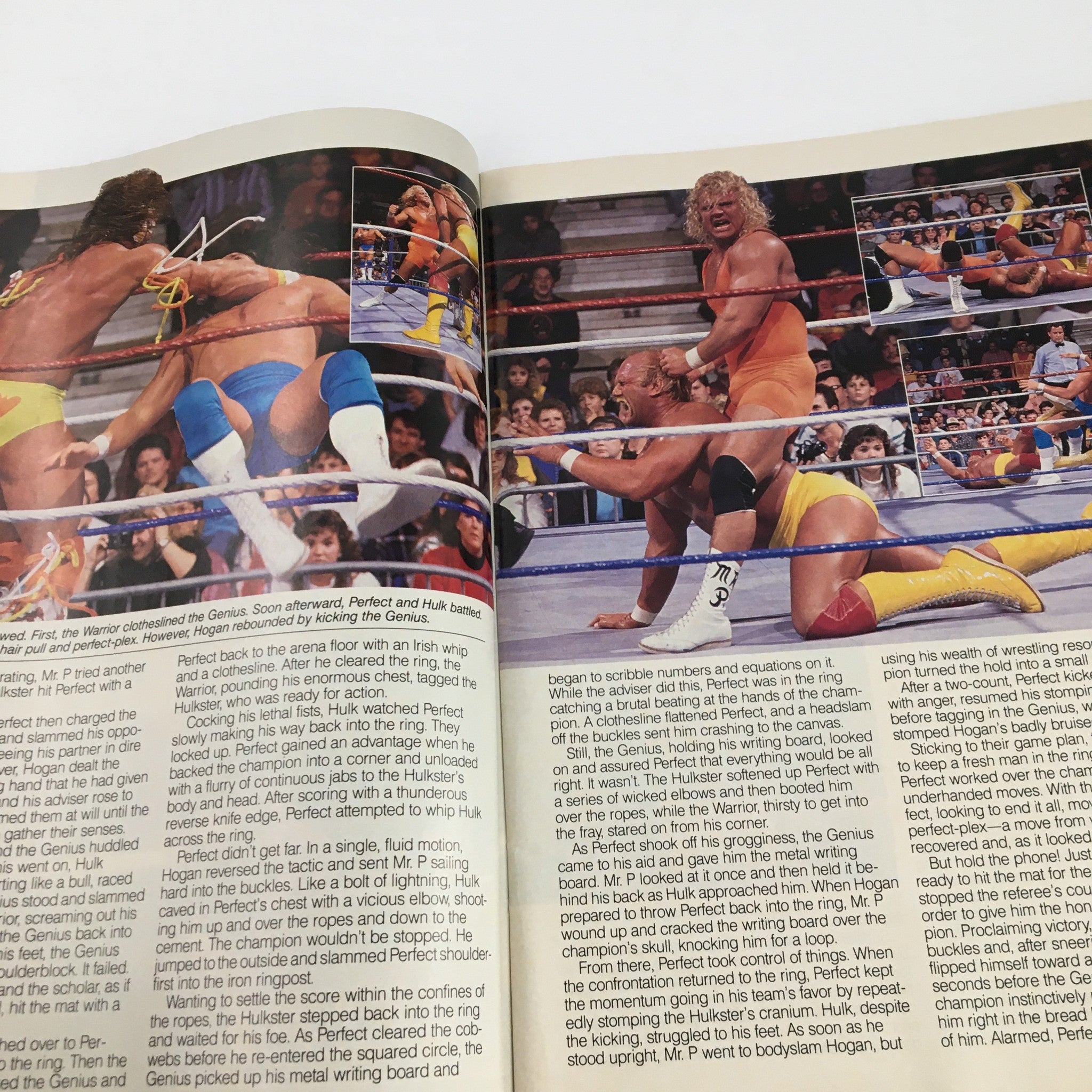 WWF Magazine April 1990 Big Boss Man, The Genius vs Hulk Hogan No Label