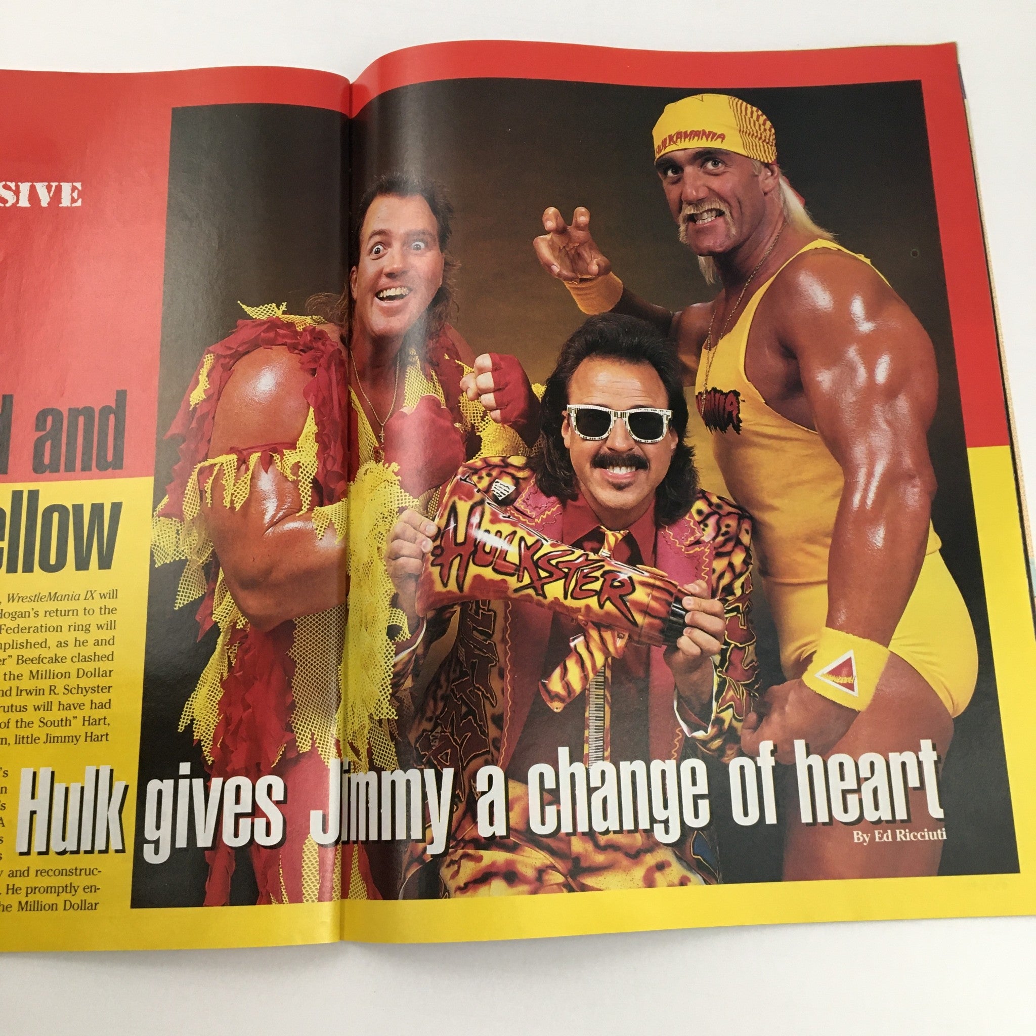 WWF Magazine May 1993 Hulk Hogan, Andre The Giant, Bret Hart & Yokozuna No Label