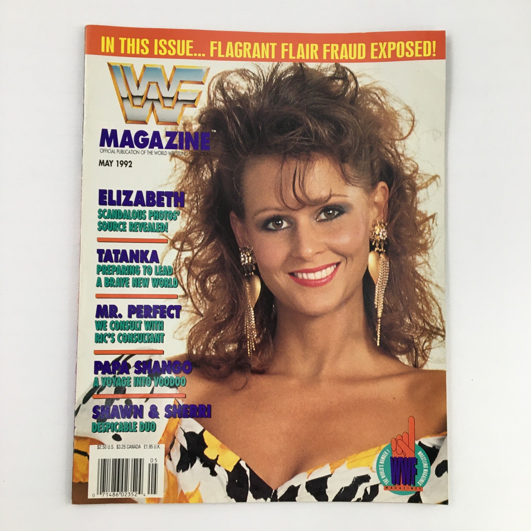 WWF Magazine May 1992 Miss Elizabeth, Tatankta & Hulk Hogan Merchandise No Label