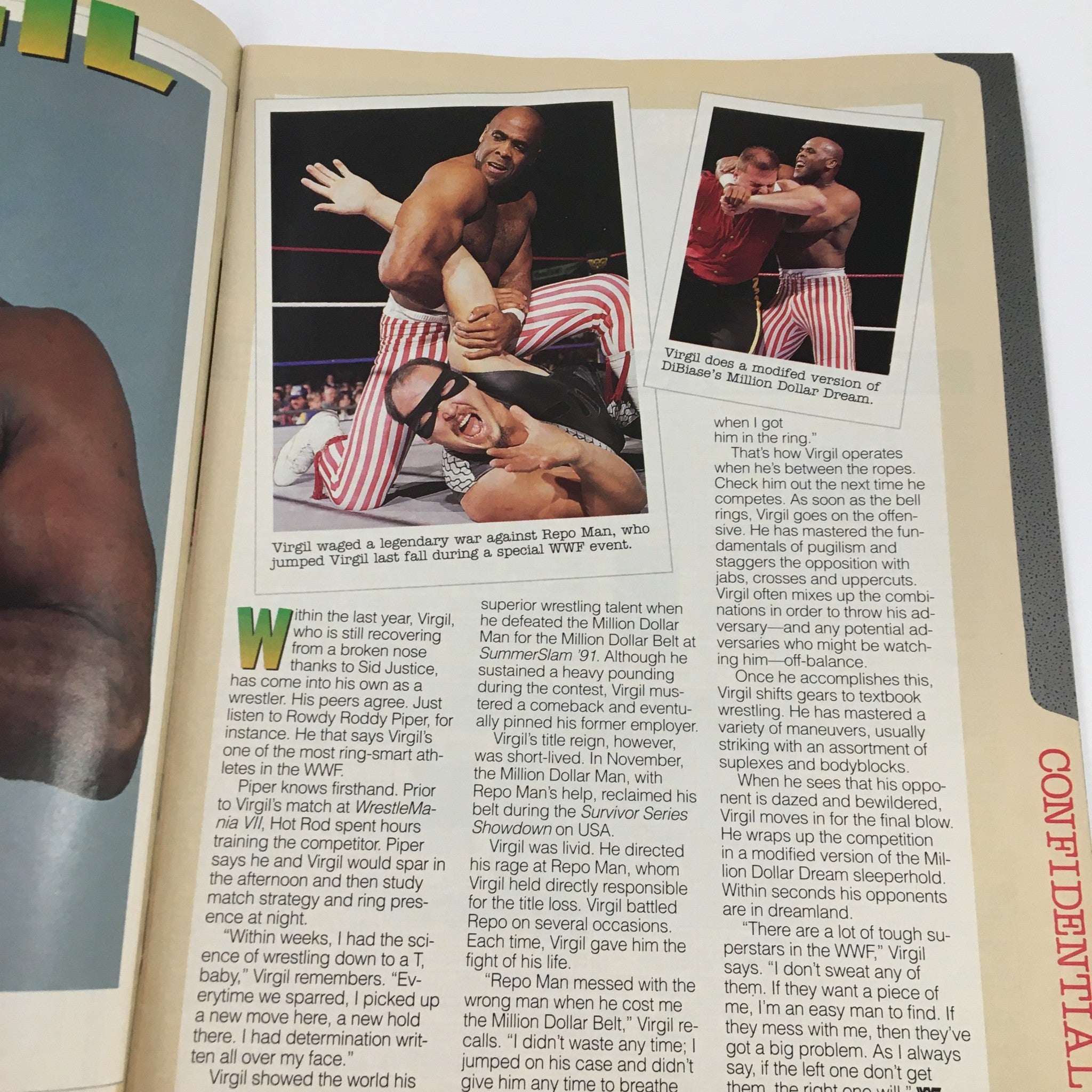 WWF Magazine May 1992 Miss Elizabeth, Tatankta & Hulk Hogan Merchandise No Label