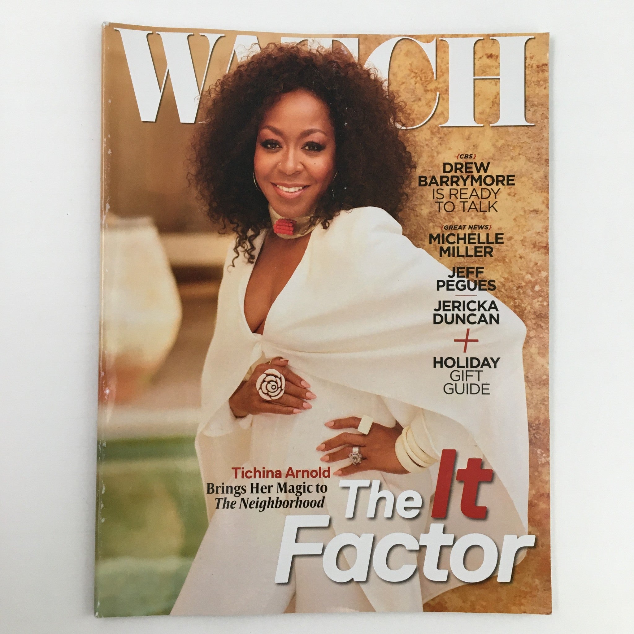 Watch Magazine November 2020 Tichina Arnold and Drew Barrymore No Label