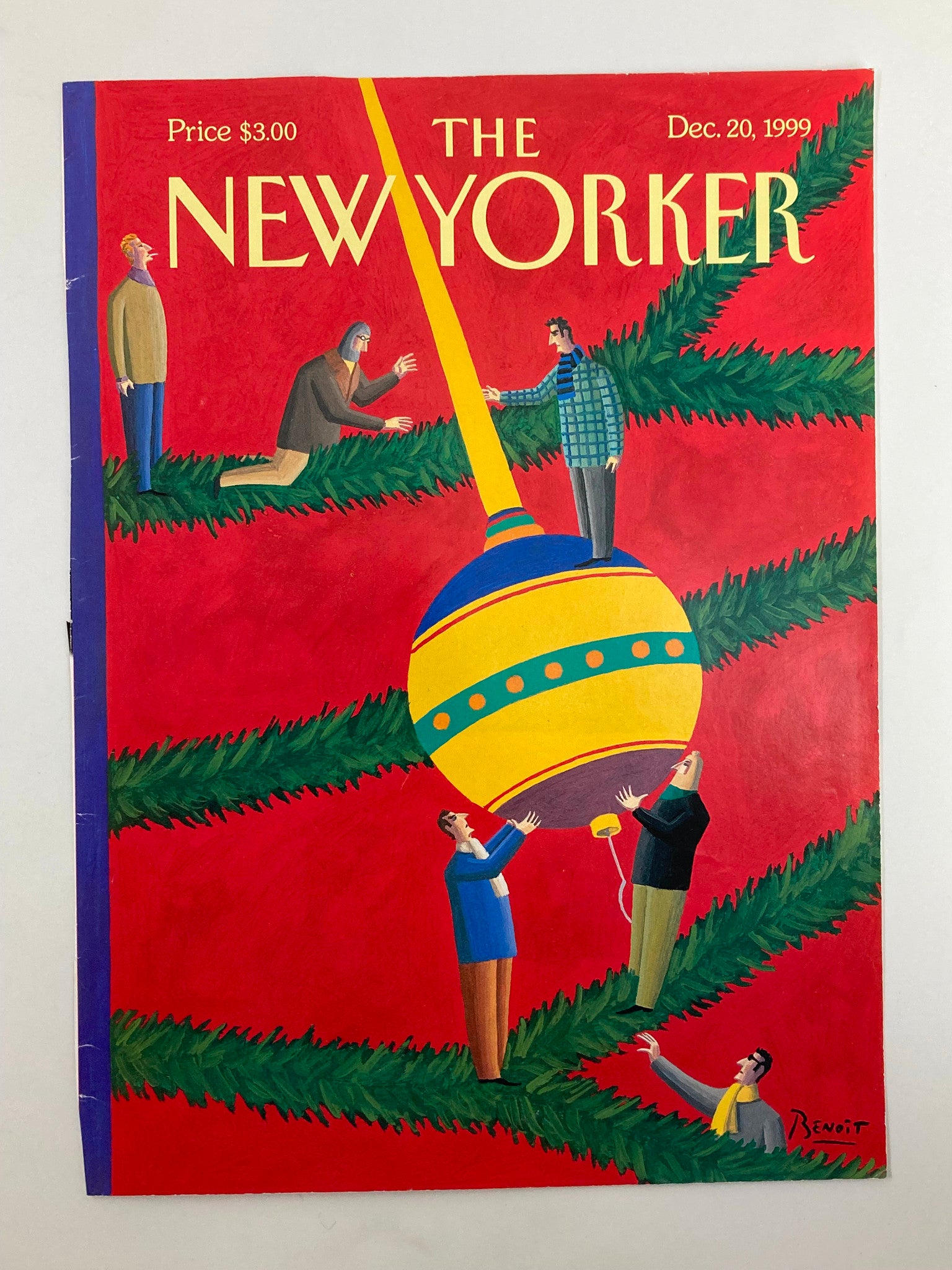 COVER ONLY The New Yorker December 20 1999 Installation by Benoit van Innis