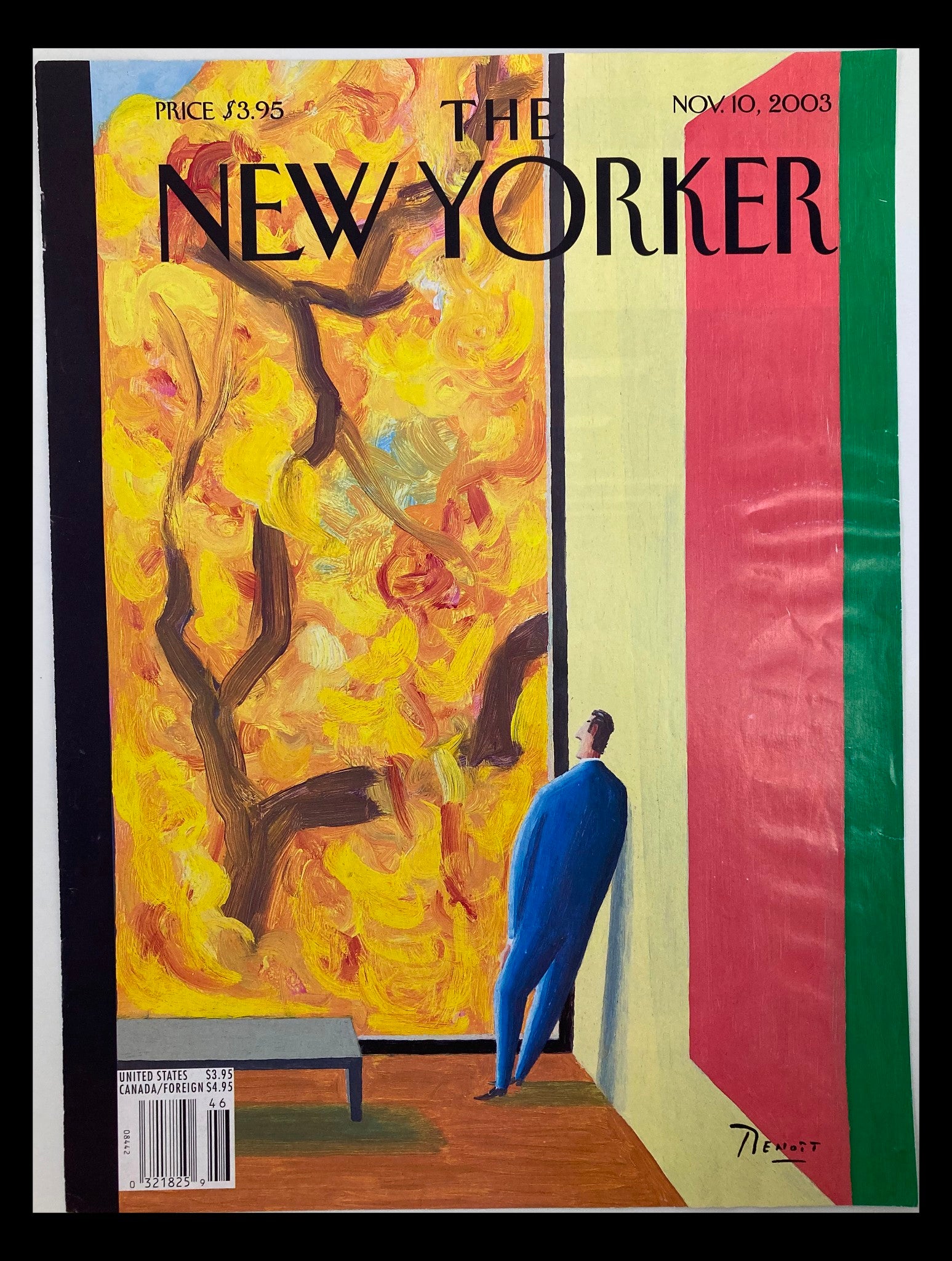 COVER ONLY The New Yorker November 10 2003 A Pretty Picture by Benoit van Innis