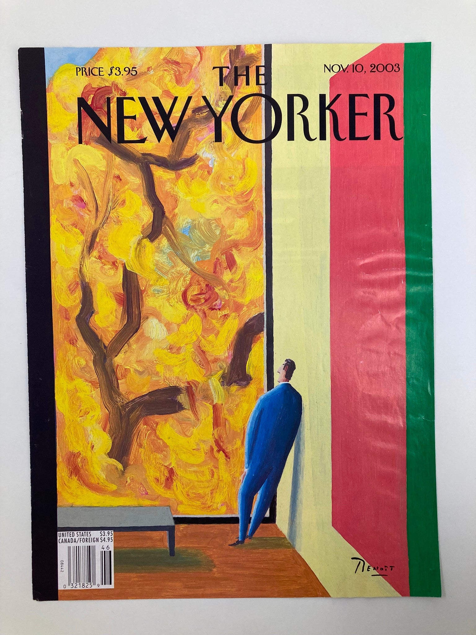 COVER ONLY The New Yorker November 10 2003 A Pretty Picture by Benoit van Innis