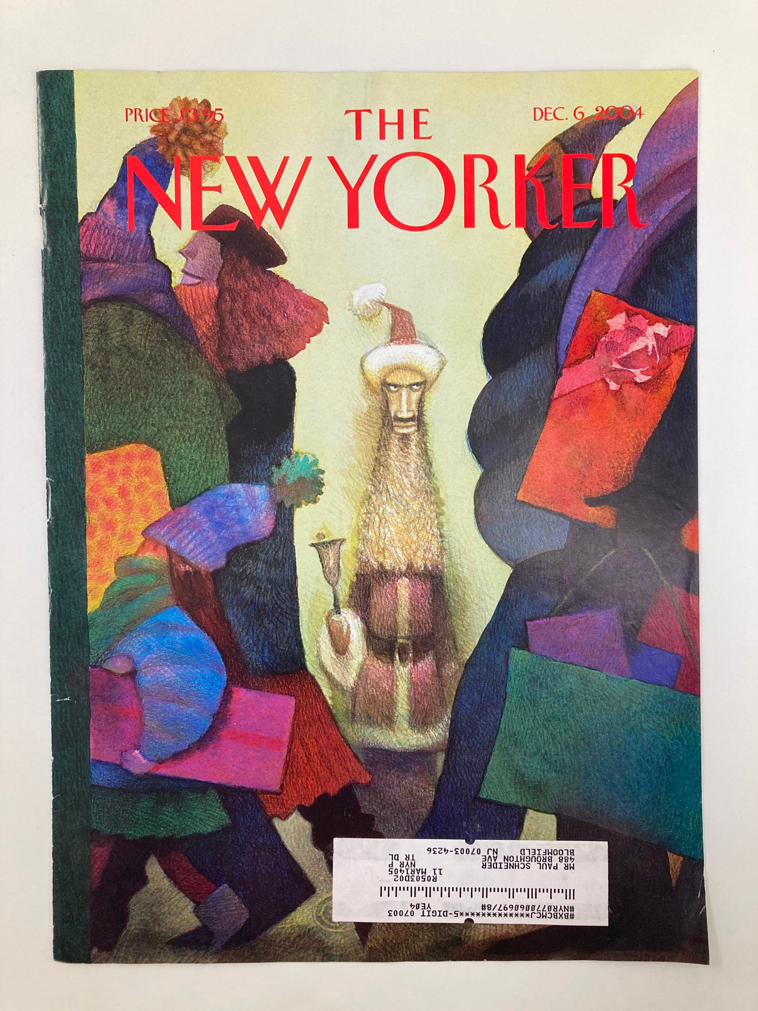 COVER ONLY The New Yorker December 6 2004 Osama bin Laden In The Shadows