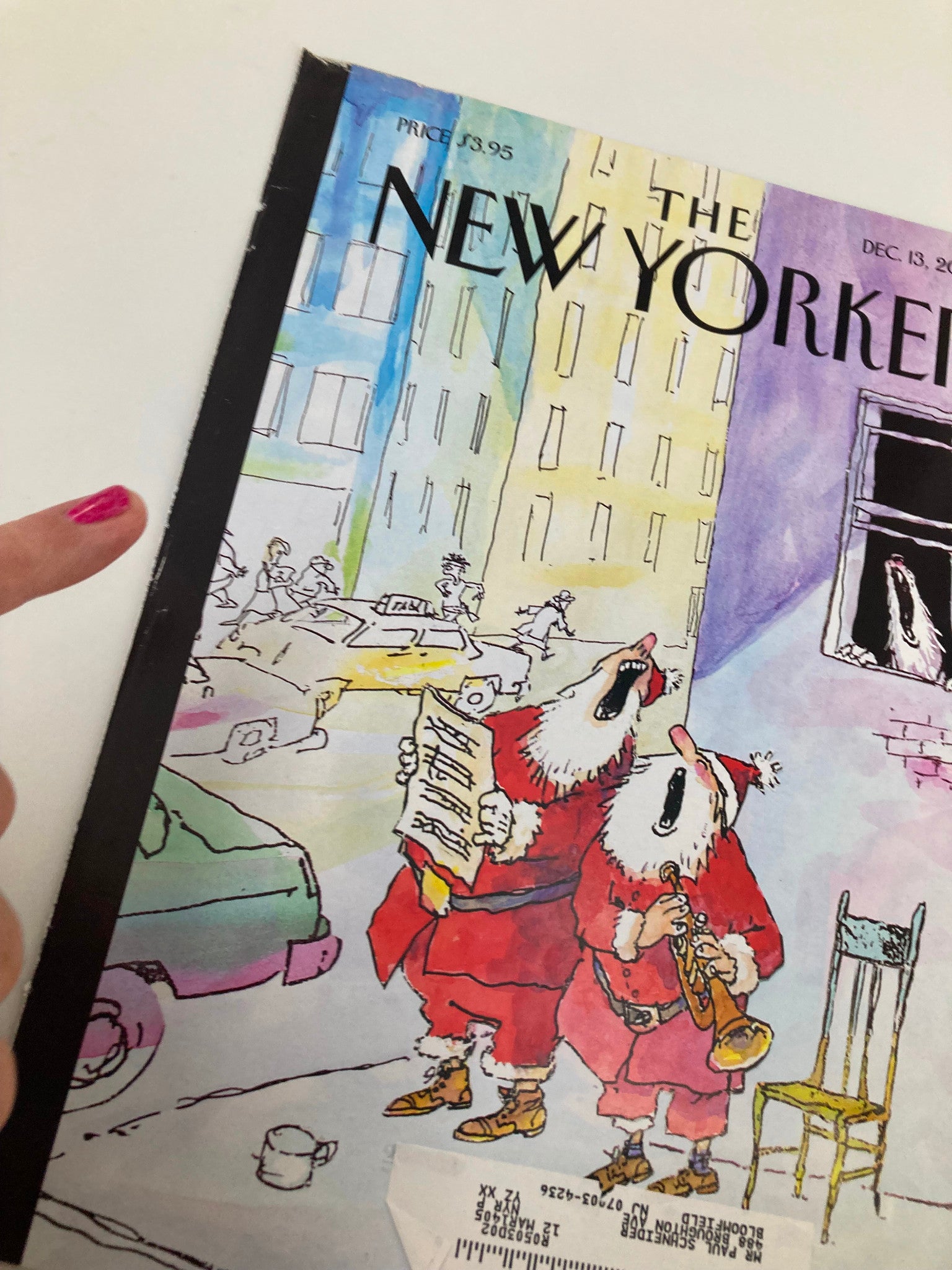 COVER ONLY The New Yorker December 13 2004 Holiday Howls by George Booth