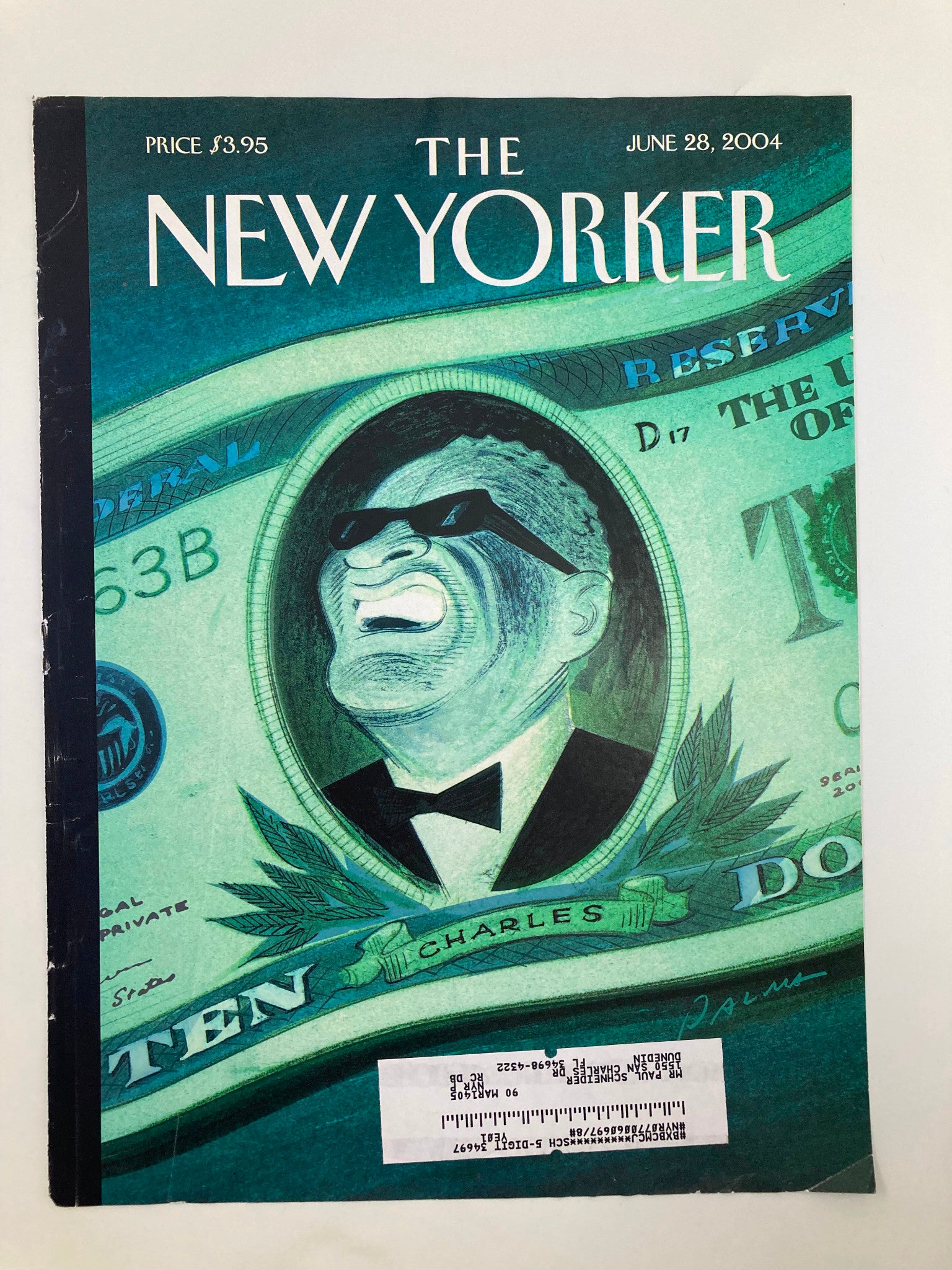 COVER ONLY The New Yorker June 28 2004 Dogs of New York by Eric Palma